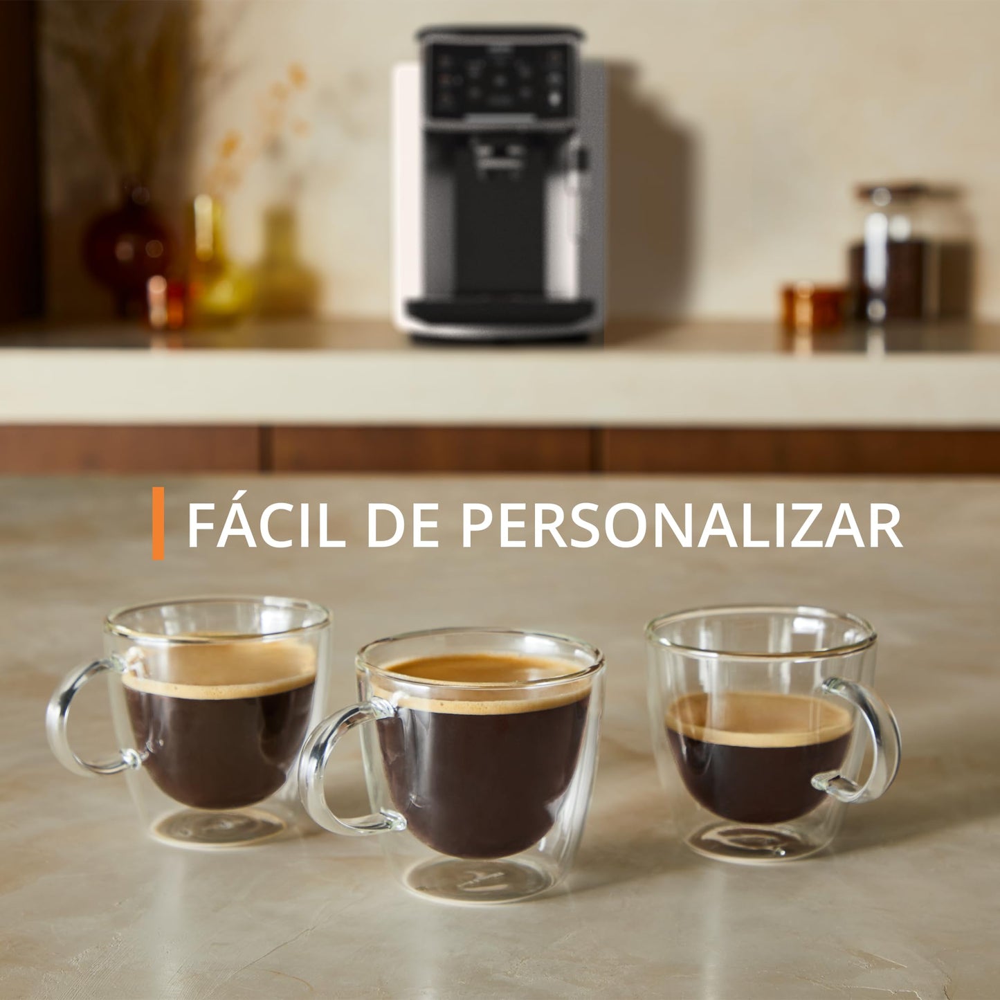 Krups Maquina de Espresso Super Automática Sensation, es como un barista en casa con resultados profesionales en cada taza, Prepara capuchinos y espressos facil y rapido, EA910EMX
