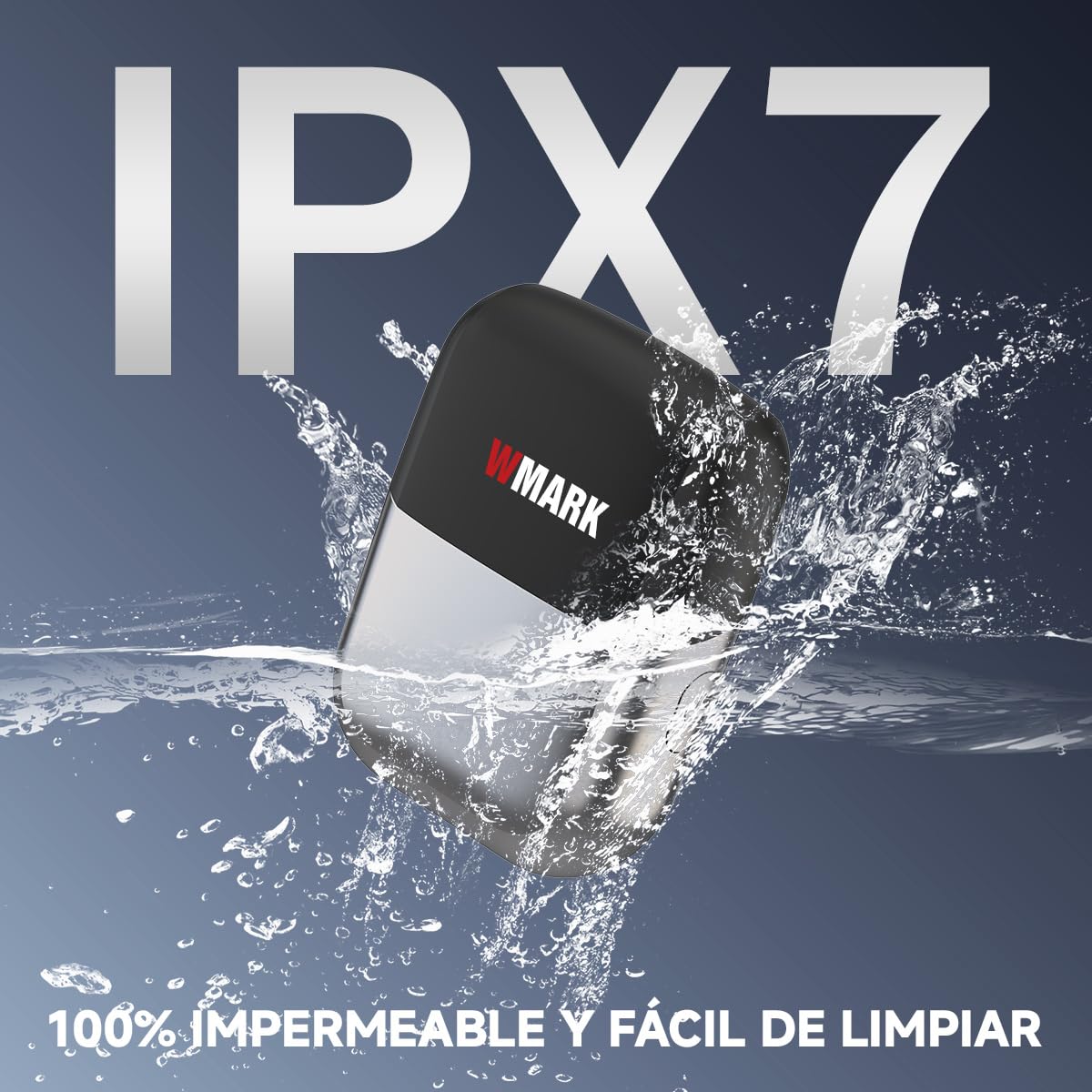 WMARK Mini Rasuradora Afeitadora Eléctrica,8500 RPM Afeitadora Recargable Premium Portátil Para Hombres IPX7,Con Pantalla Led, Para Viajes Y Hogar