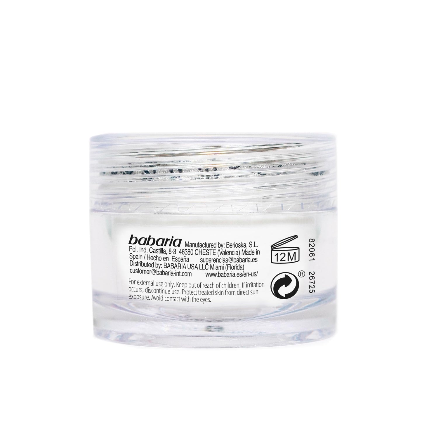 Babaria Retinol Face Rejuvenator Cream for Women 1 oz Cream