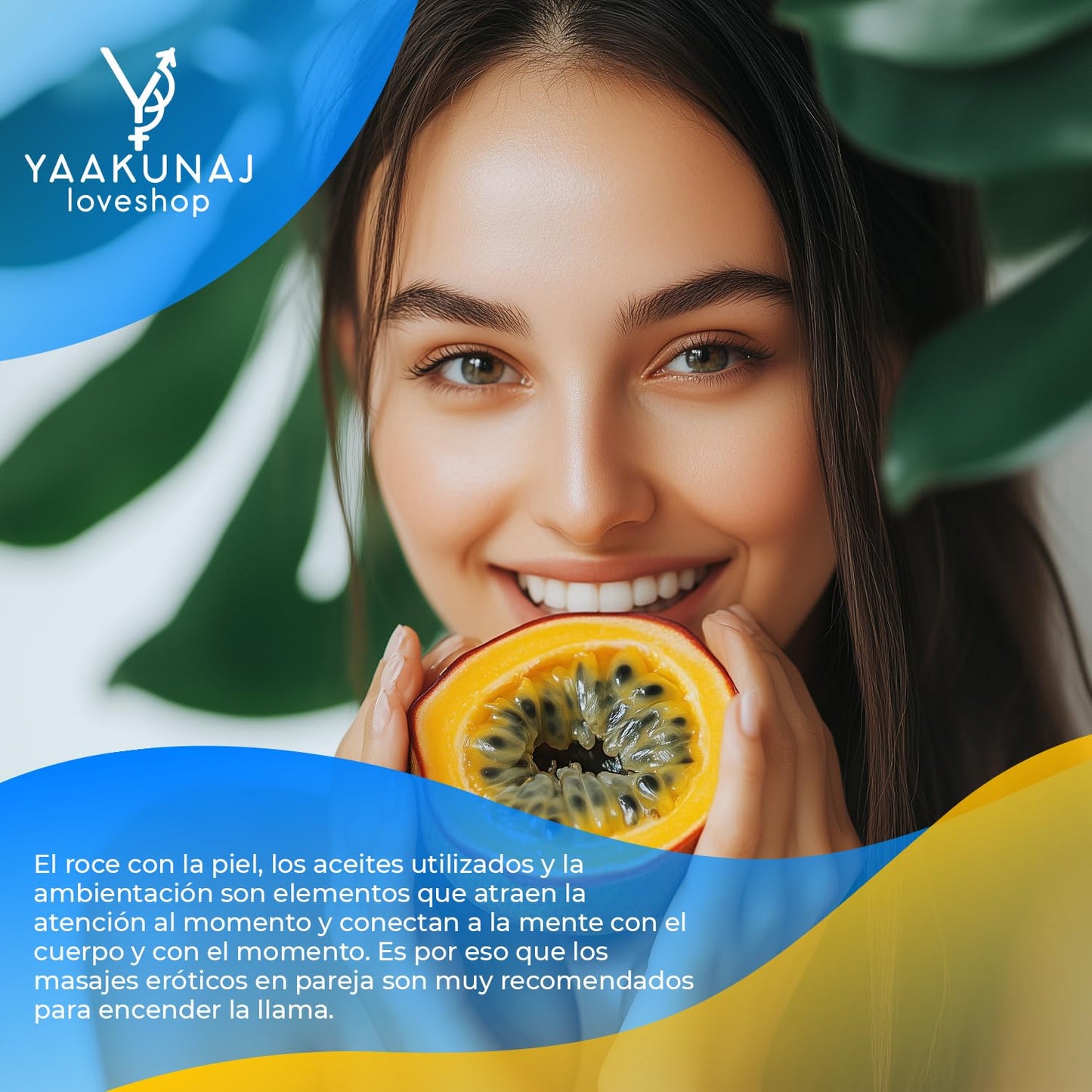 Aceite Para Masajes YAAKUNAJ Sabor Passion Fruit