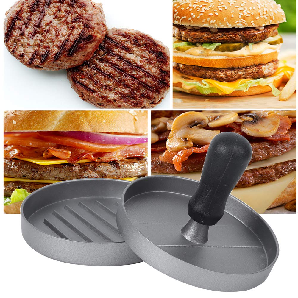Molde de Prensa de Hamburguesa Aleación Zinc-Aluminio antiadherente para Barbacoa