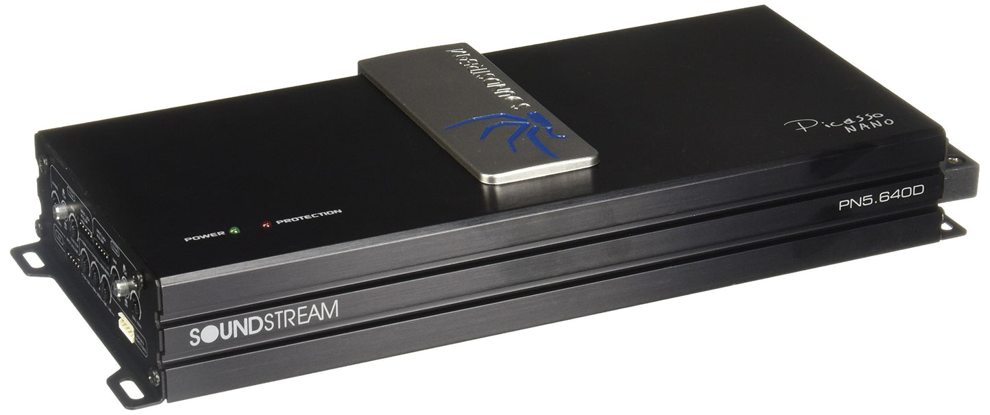 Amplificador Soundstream Digital Clase D Negro 5 Canales 640 W Car Audio