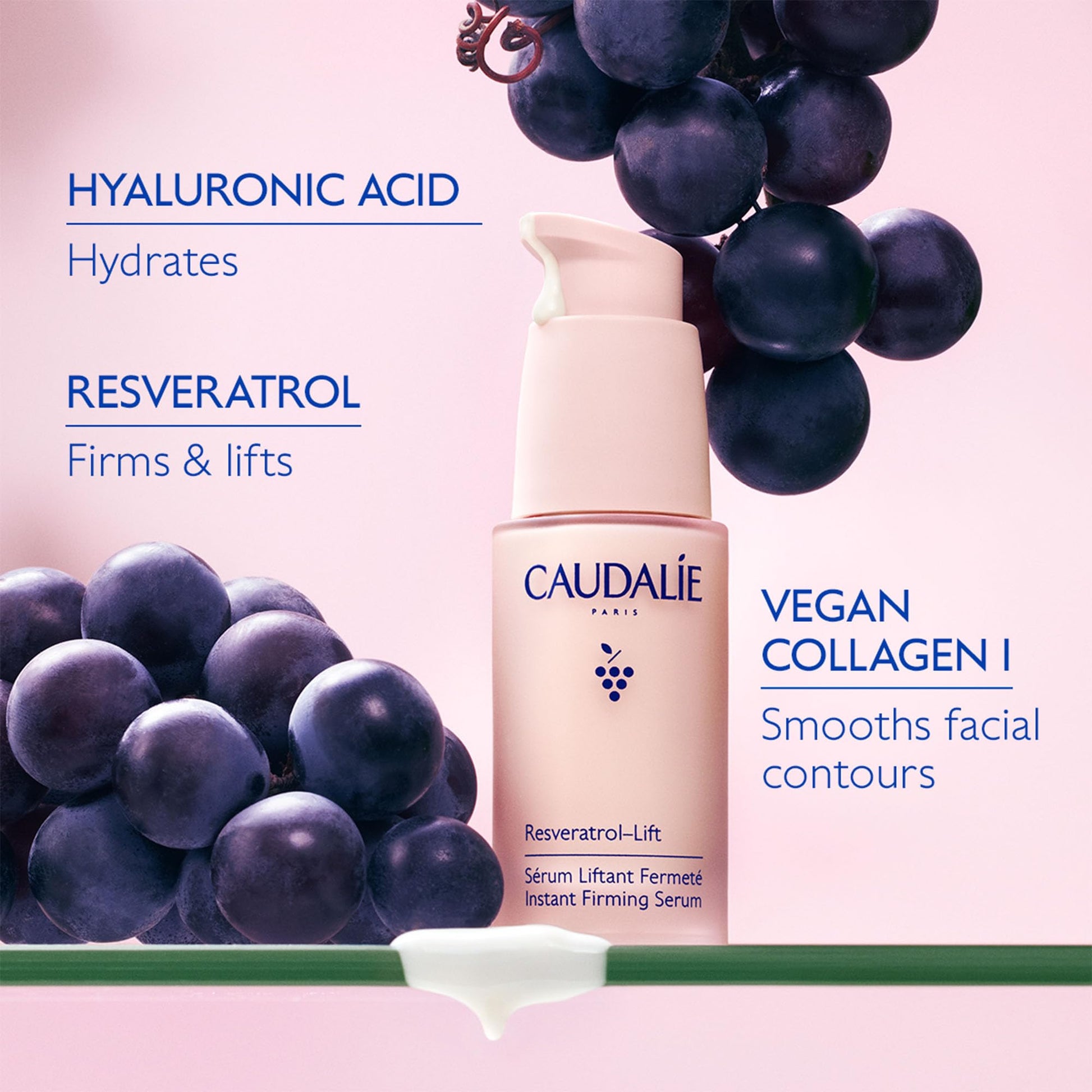 Caudalie Resveratrol Lift Serum Reafirmante Instantáneo Alternativa al Retinol