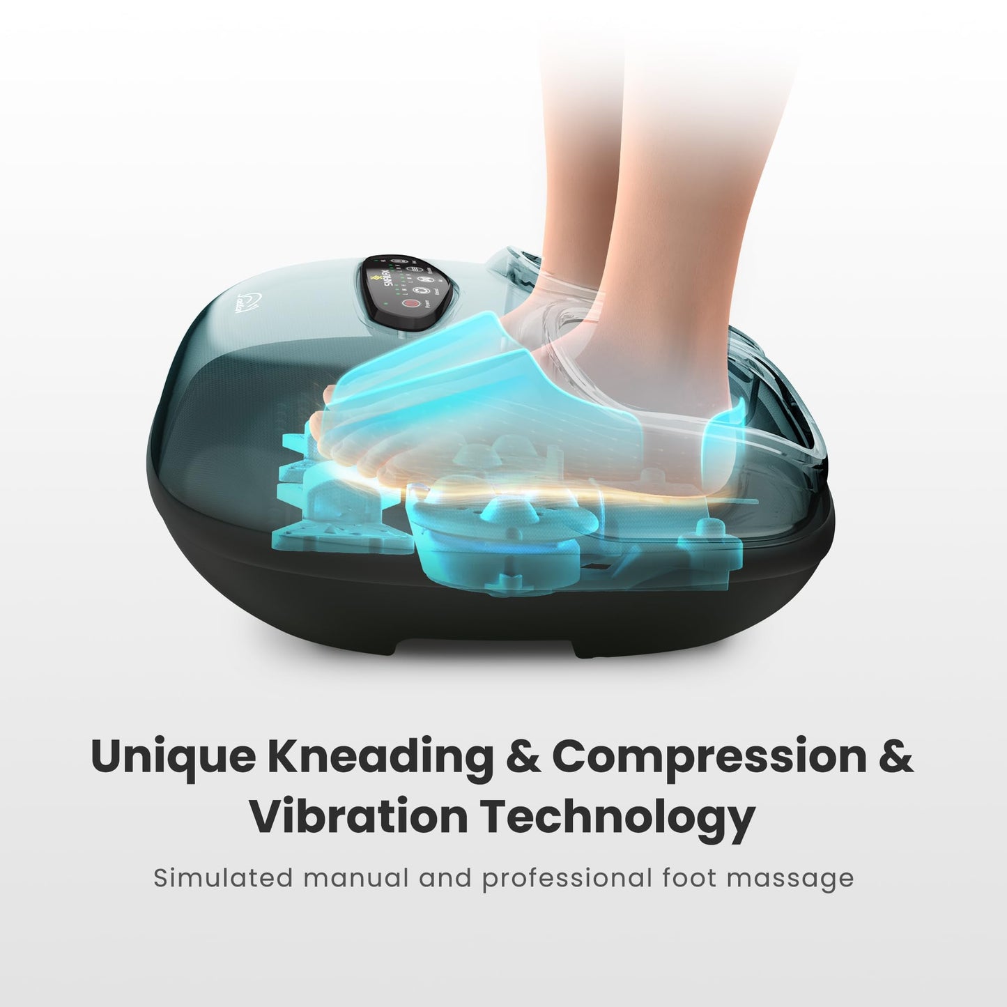 Masajeador de Pies Shiatsu Snailax con Calor para Hombre y Mujer