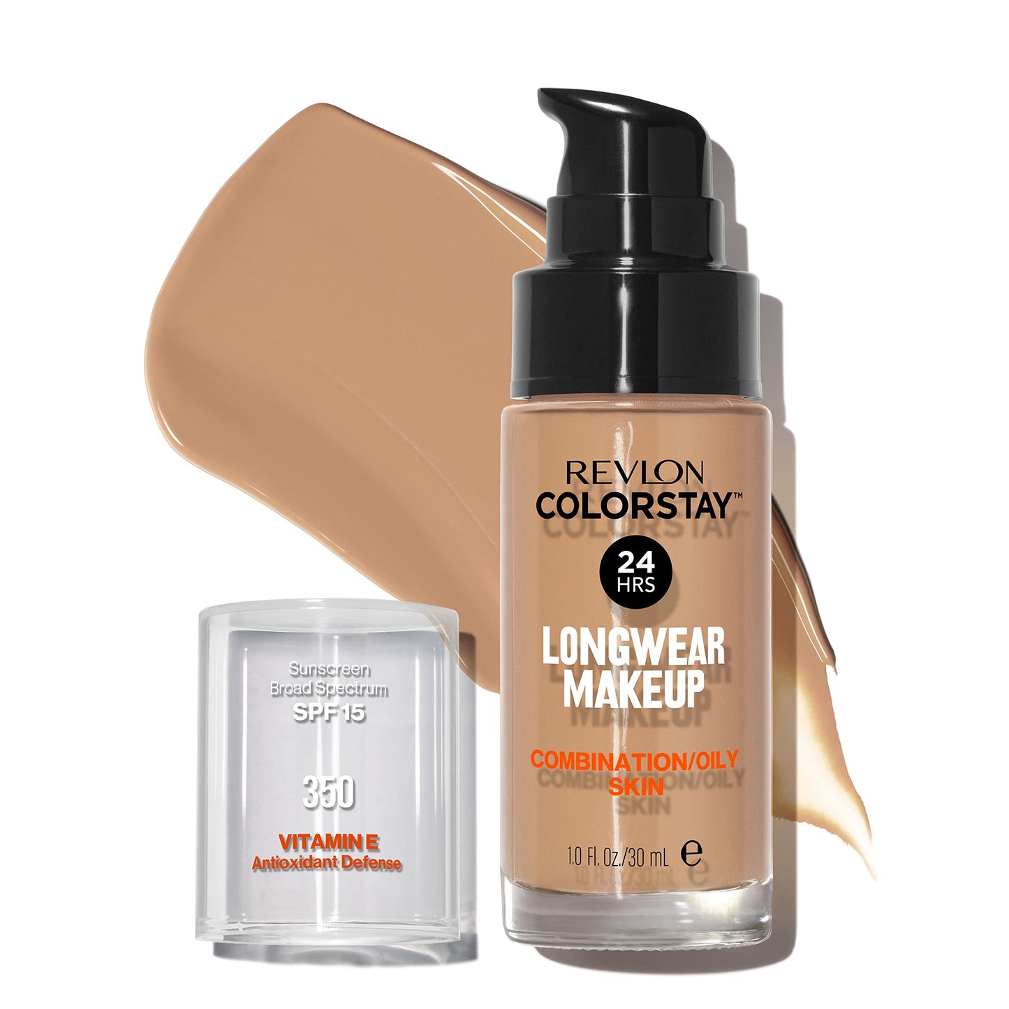 Revlon ColorStay - Base líquida para piel mixta y grasa, maquillaje Colorstay para piel grasa/combinación, Rich Tan
