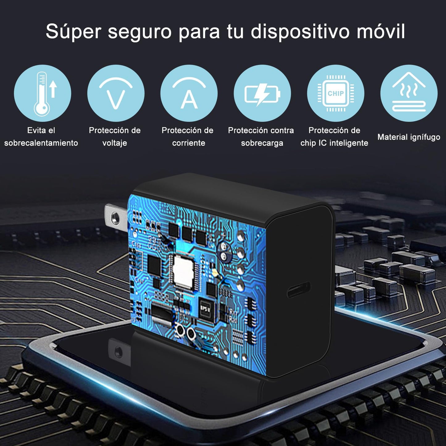 Cargador rápido USB C de 45 W para Cargador Samsung Tipo C, USB C Cargador de teléfono Android con 1.8M Cable Carga Rápida, para Galaxy S23 Ultra/S23/S23+/S22/S22+/Note10/Note20/S20/S21/S10 (Negro)