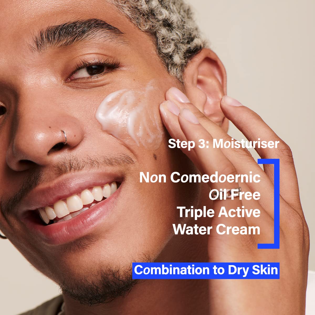 Coats Paquete De Cuidado De La Piel, Limpiador Facial Hidratante Suave + Tónico + Humectante Facial. Set De Cuidado De La Piel Para Mujer Y Hombre Con Ácido Hialurónico + Ceramidas, Pieles Mixtas A S
