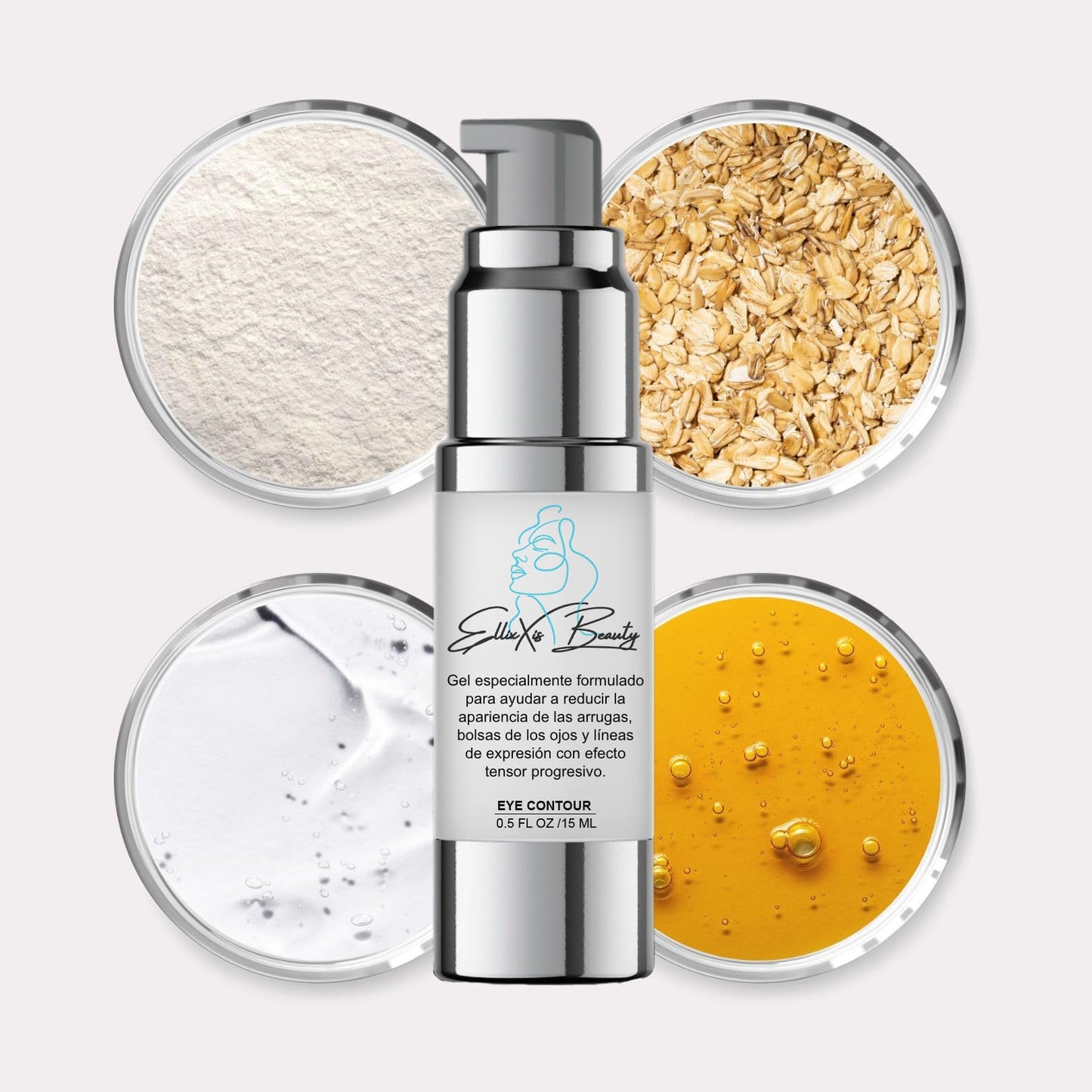 Suero Facial Ellixxis Beauty Reduce líneas de expresión y bolsas en los ojos con efecto Tensor