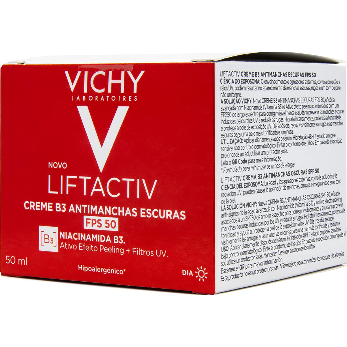 VICHY LIFTACTIV CREMA B3 50ml ANTIMANCHAS OSCURAS SPF50
