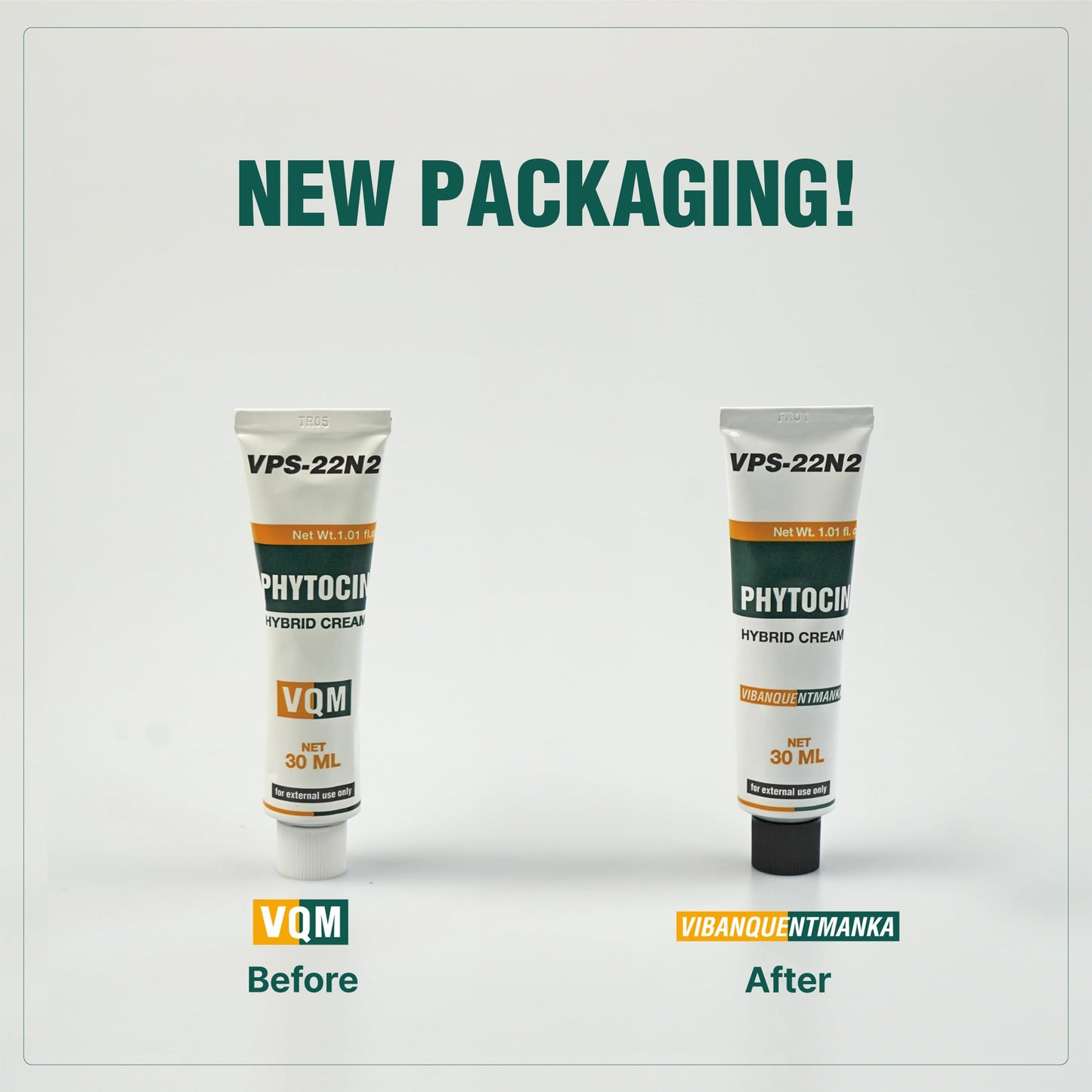 VQM- Crema de fitocina, crema humectante facial, humectante coreano para pieles propensas al acné, crema protectora y Wr