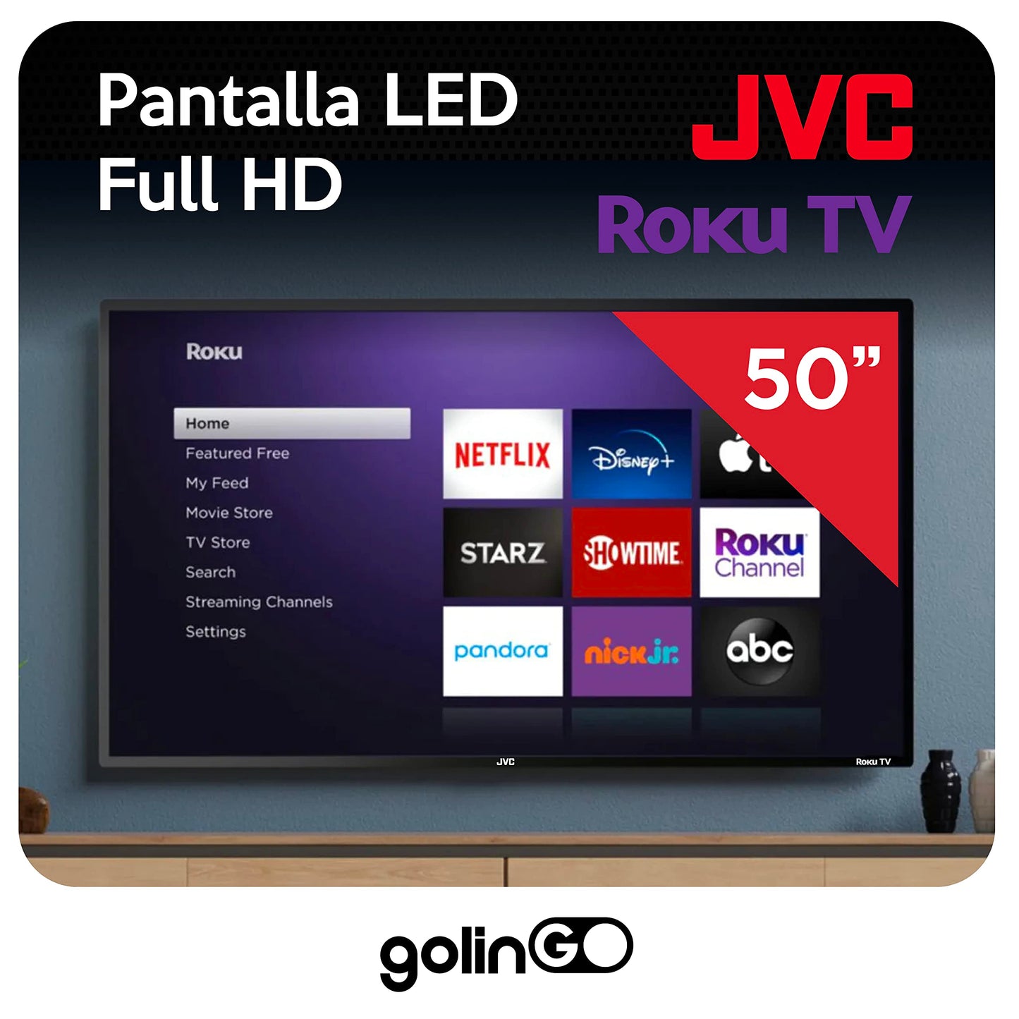 JVC SI50UR 50 Pulgadas Smart TV 4K LED