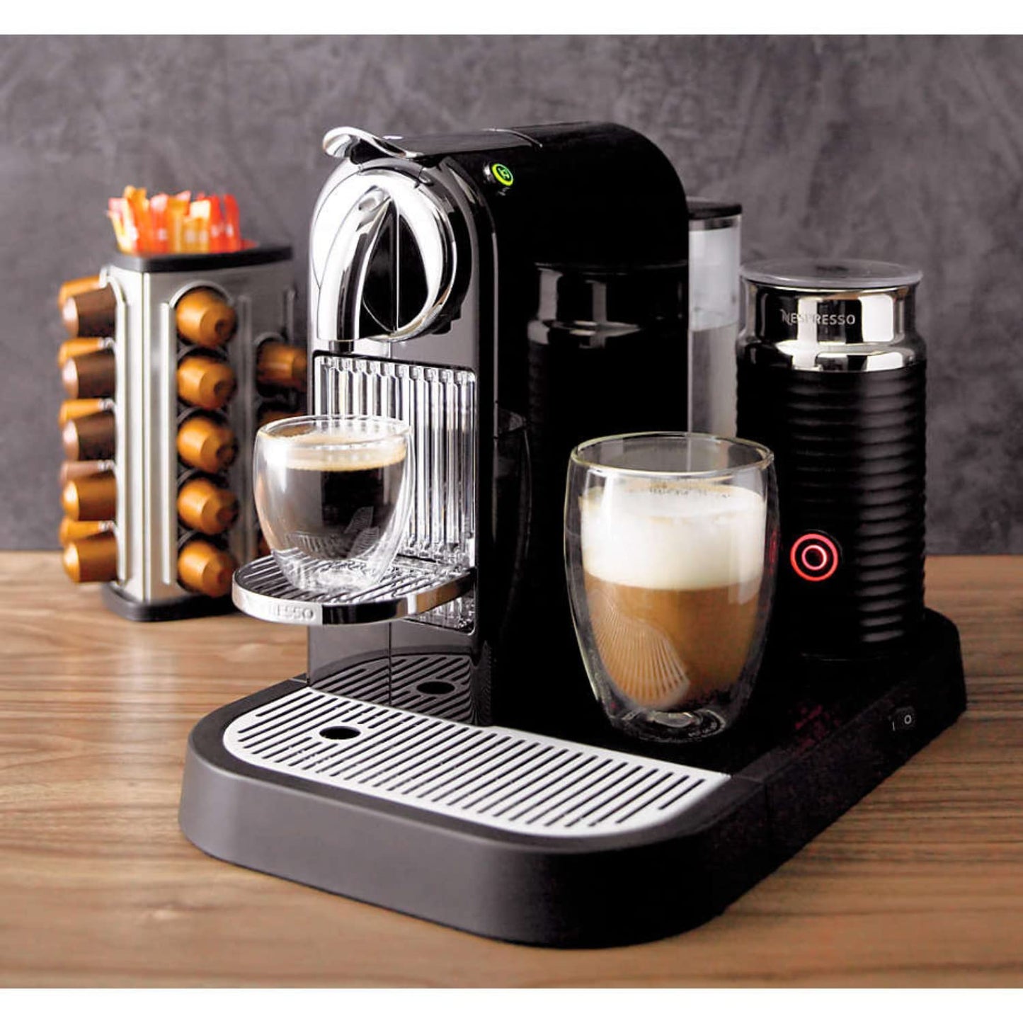 EasyWare Premium Set de Vasos y Tazas de Doble Pared de Vidrio Tèrmico Borosilicato Para Capucchino Espresso Té Café Etc (4 x 80ml)