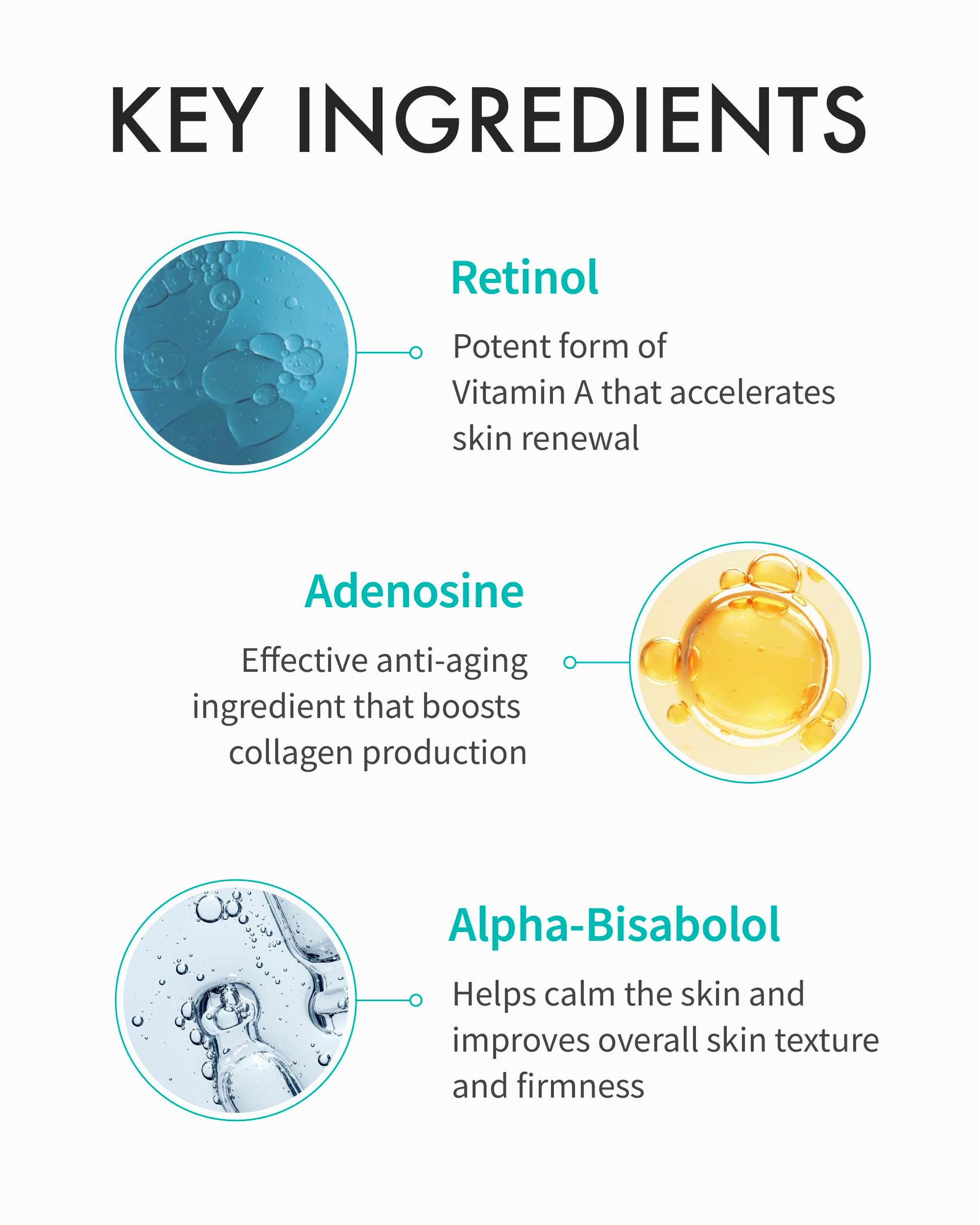 Suero Facial PDRN Retinol Avanzado Luminoso Antienvejecimiento para Firmeza y Cuidado Antiarrugas