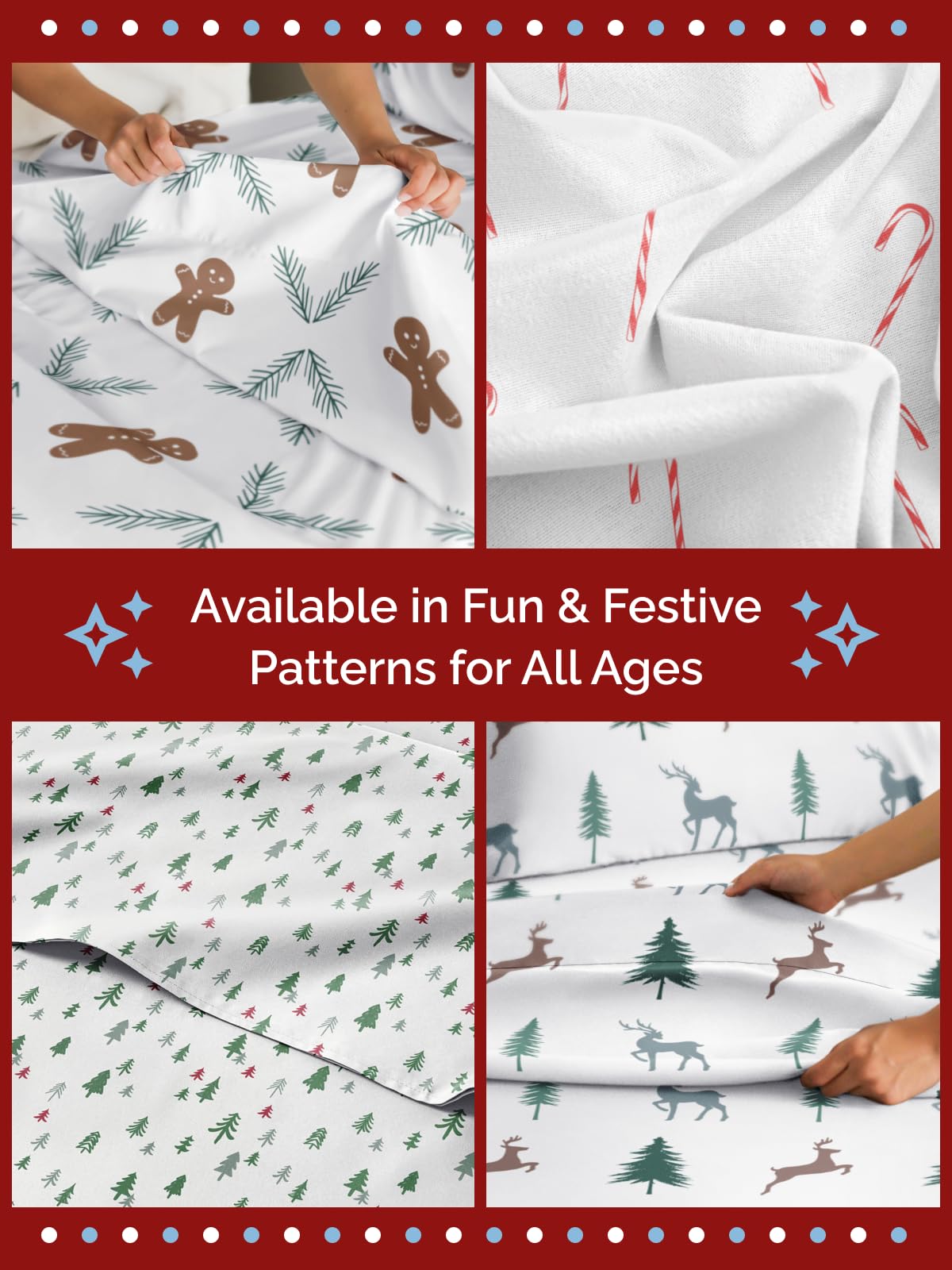 Juego de Cama Microfibra Matrimonial Diseño 217 Navidad