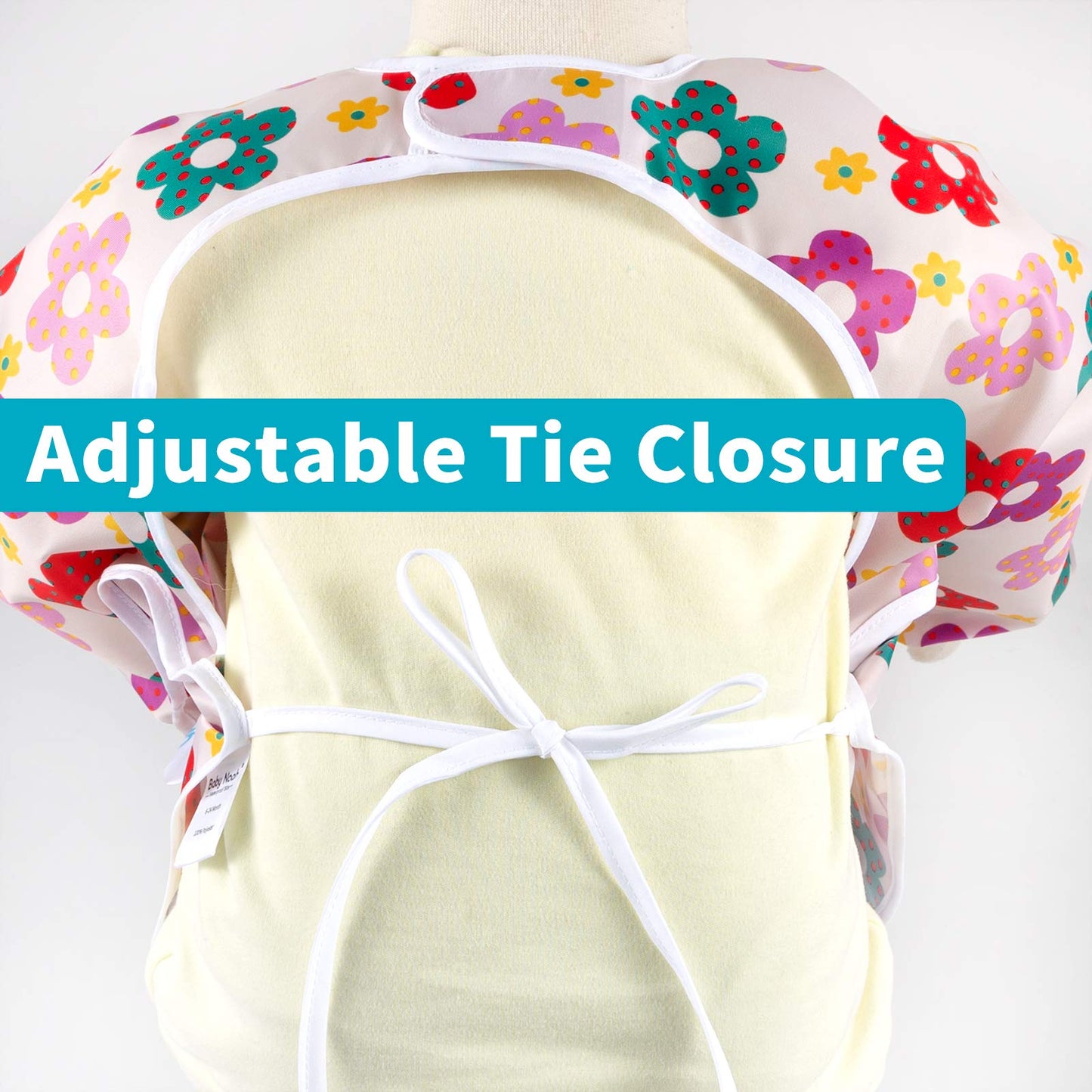 Juego de Baberos Impermeables para Bebés con Bolsillo y Recogedor de Migas 6-24 Meses