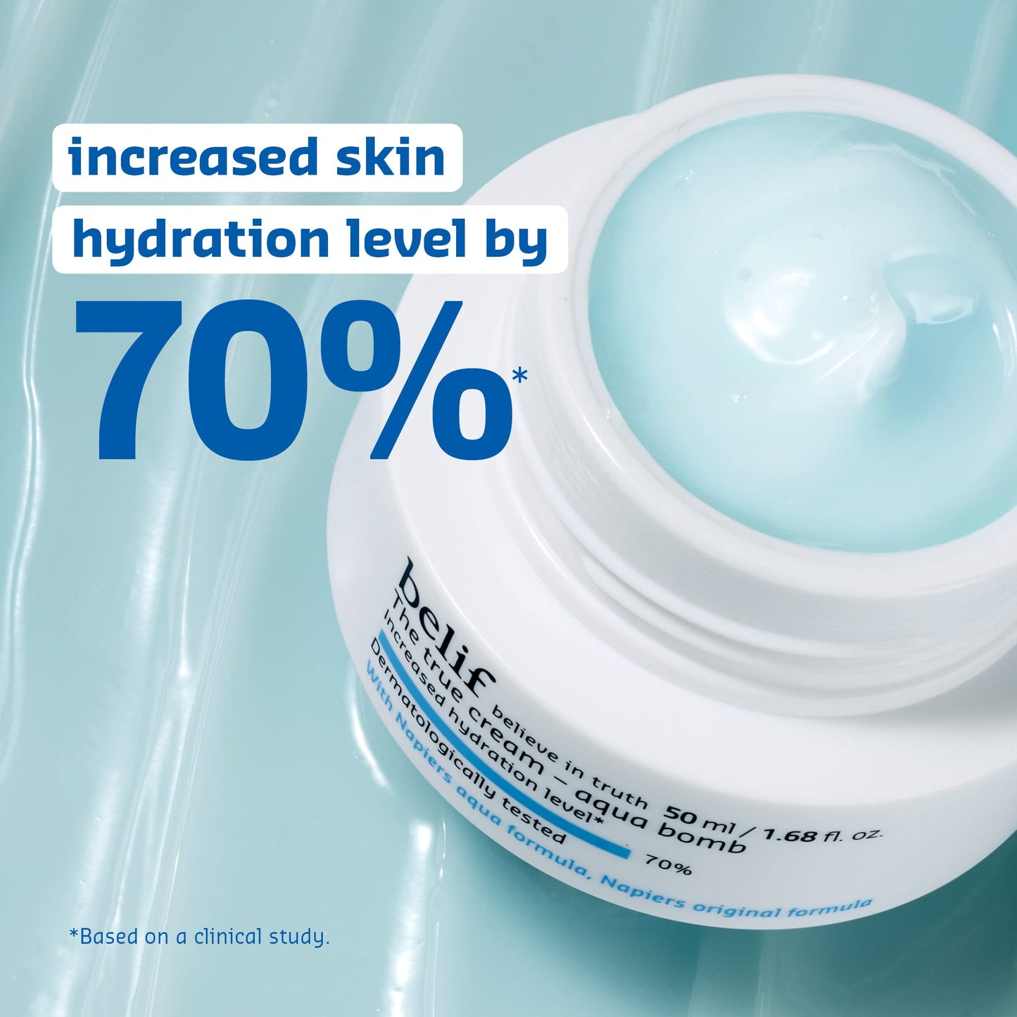 Belif the True Cream Aqua Bomb | Moisturizer for Combination to Oily Skin | Face Cream, Hydration, Clean Beauty