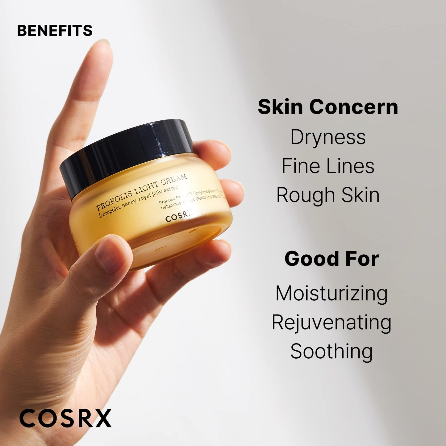 Full Fit Propolis Light Cream by Cosrx for Women - 2.1 oz Cream