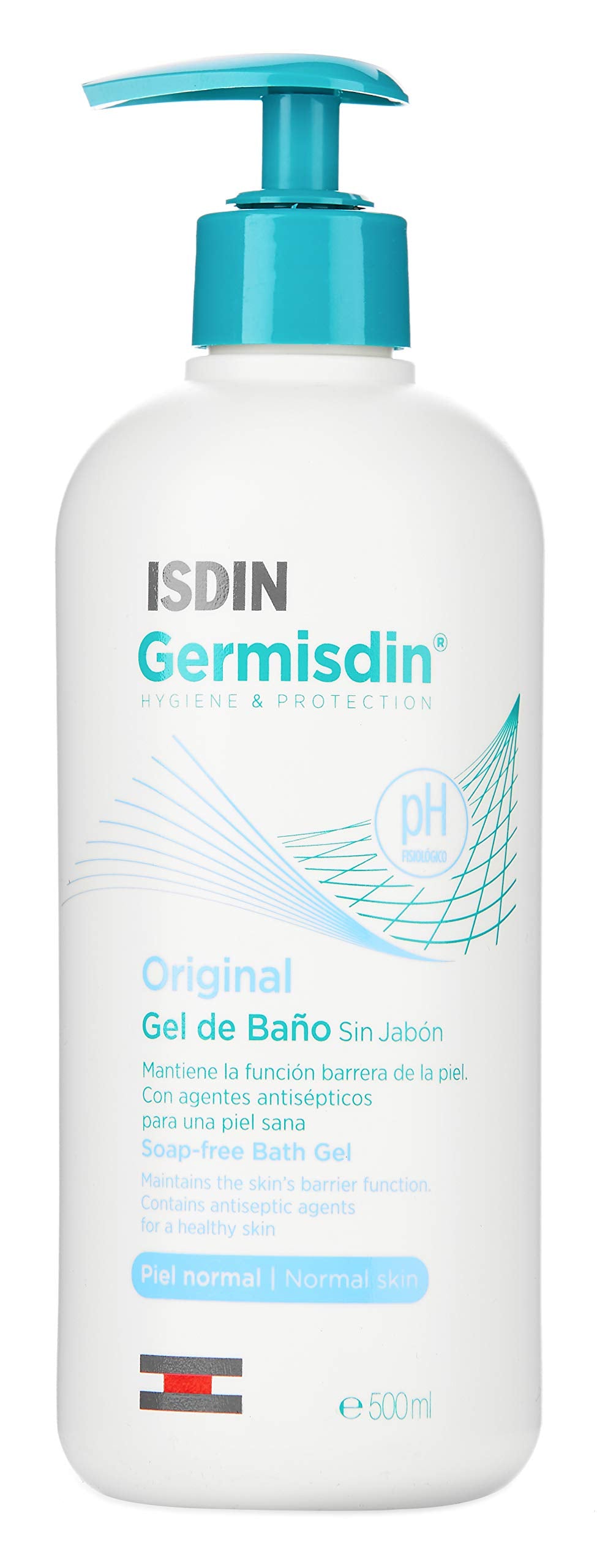 ISDIN Lambdapil, Champú Anticaída, Ayuda a Reducir la Caída del Cabello y Estimula el Crecimiento Capilar, 200ml + Higiene Corporal Germ Original 500 ml