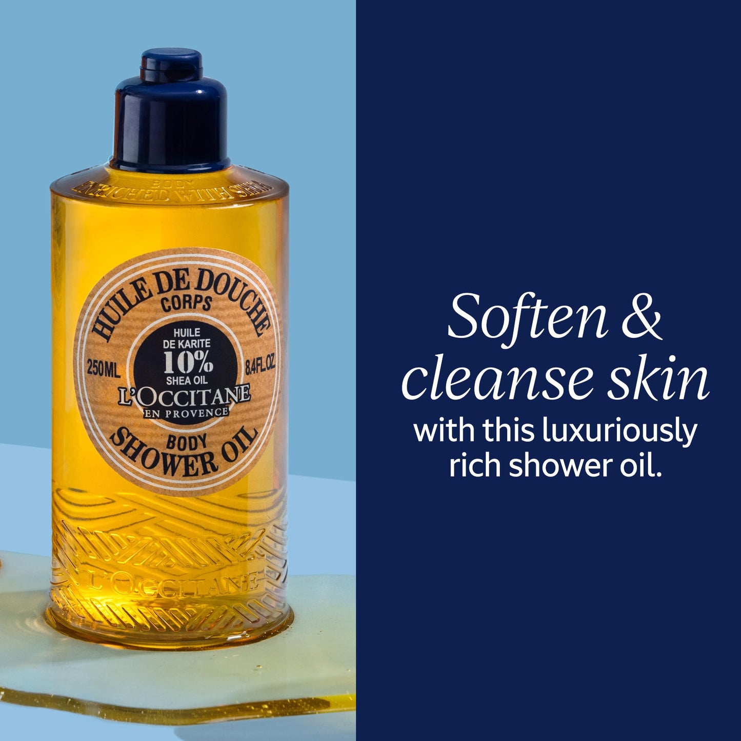 L'Occitane Shea Body Shower Oil with 10% Shea Oil