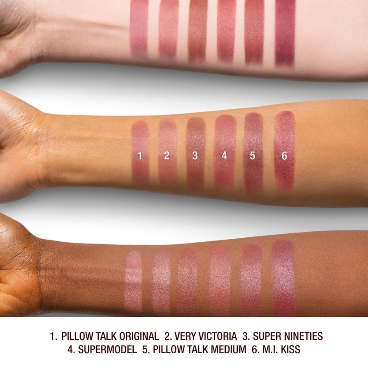 Charlotte Tilbury Lápiz labial Matte Revolution - Lápiz labial mate de larga duración con color para construir e ingredientes amantes de los labios, fórmula cremosa y fácil de mezclar