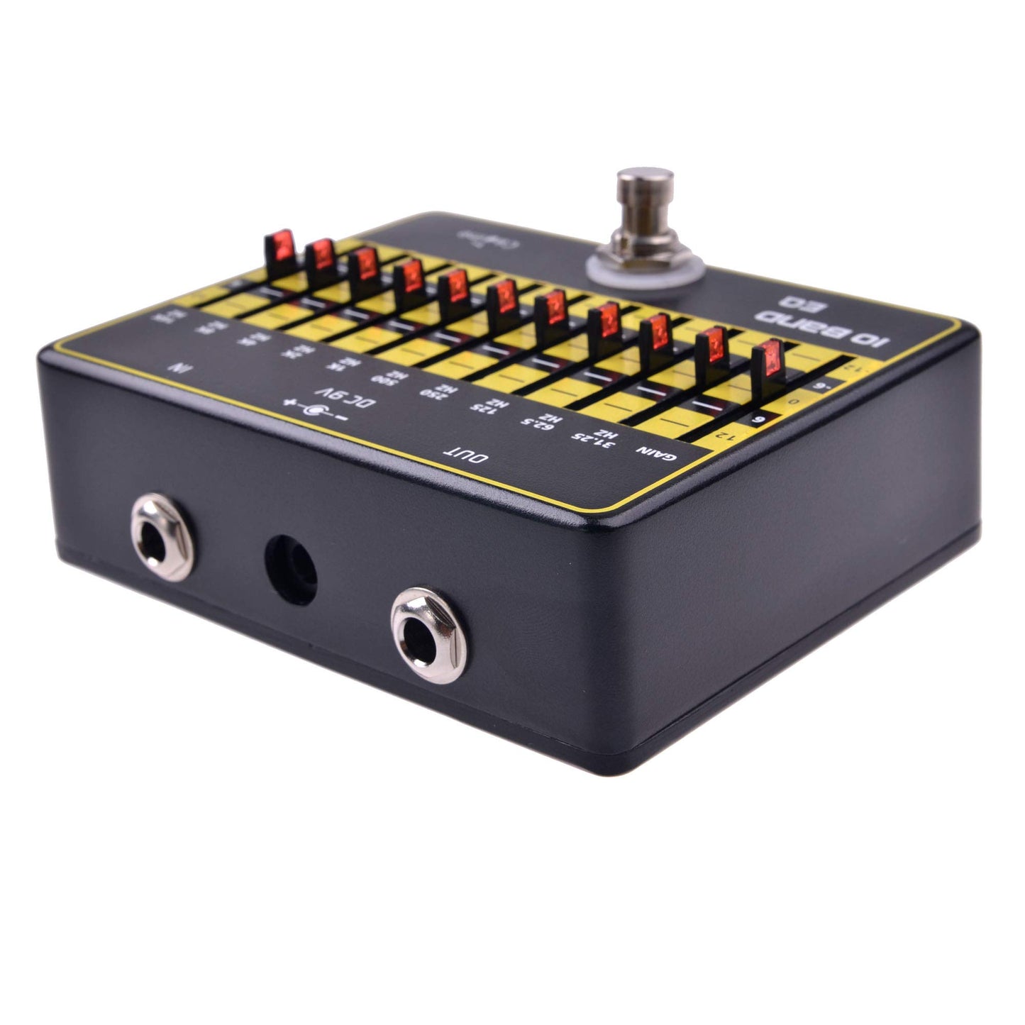 Caline CP-24 - Pedal de efectos de guitarra ecualizador de 10 bandas con True Bypass