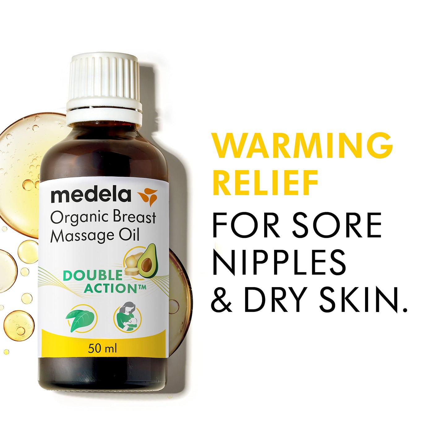 Aceite Orgánico Medela Lactancia para Masaje en los Senos 50ml