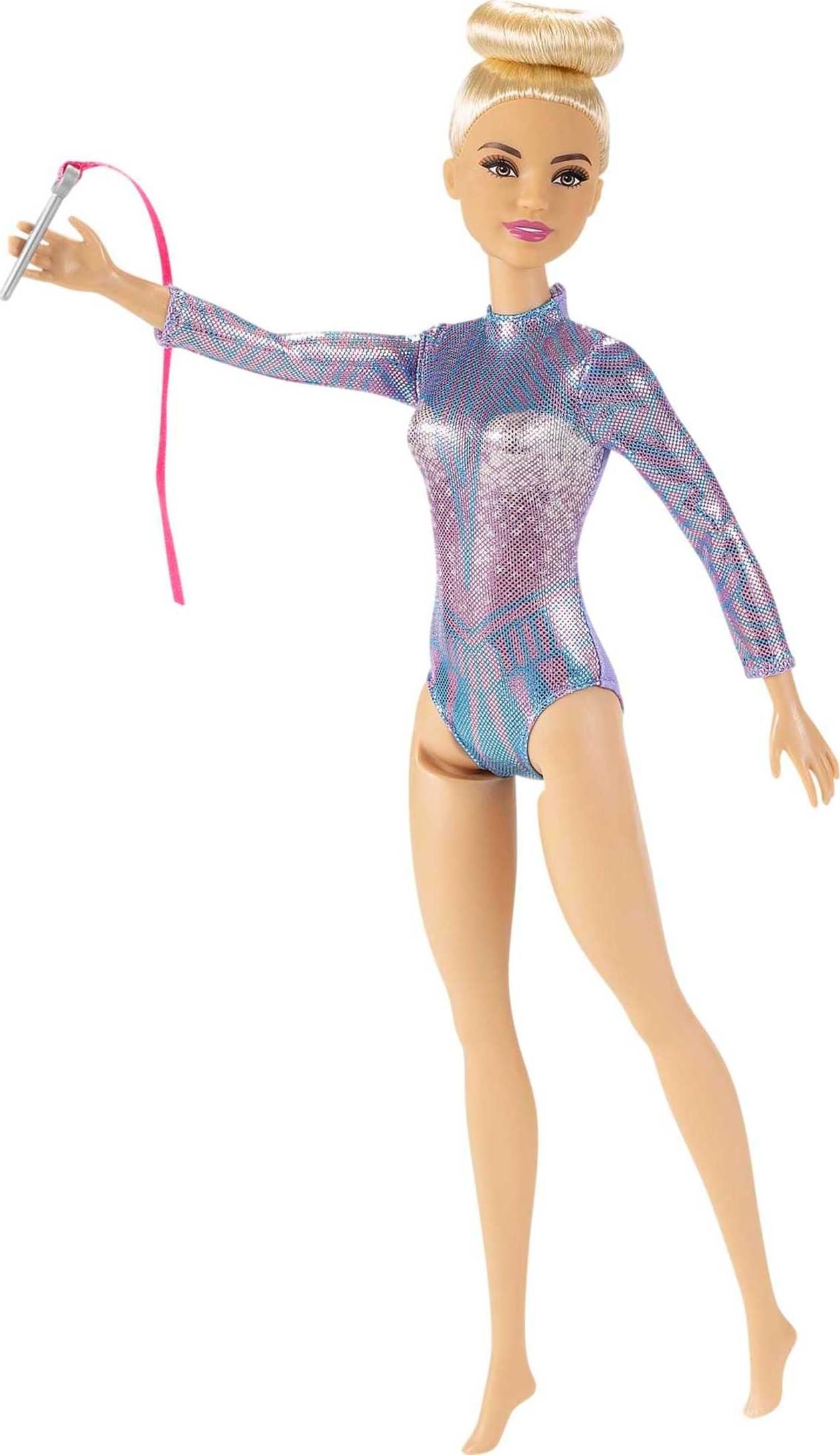 Barbie Careers, Muñeca Gimnasta Rubia, Muñeca para niñas de 3 años en adelante con Accesorios temáticos Que motivan la imaginación