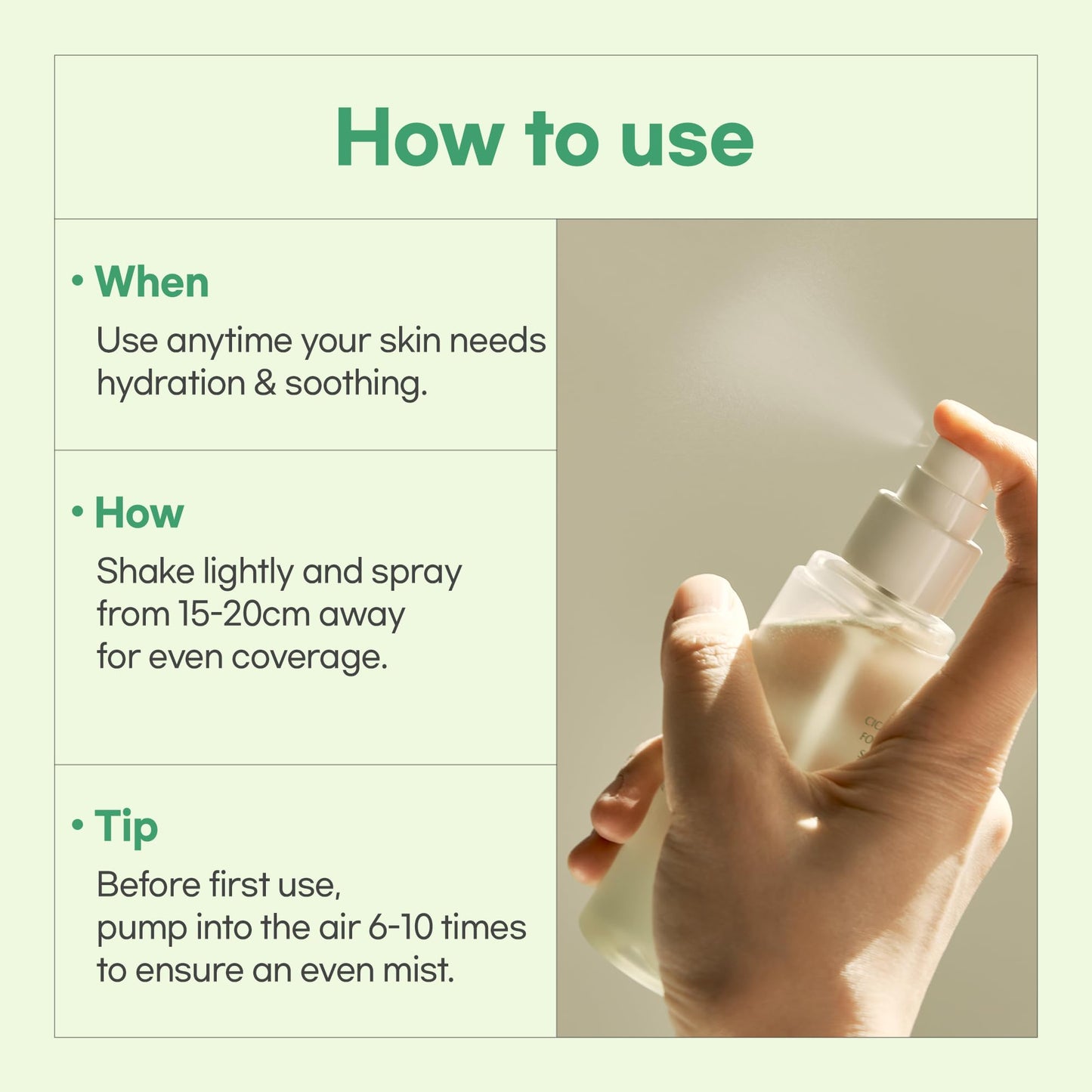 Luvum Mist con Centella, Spray Facial, 80ml