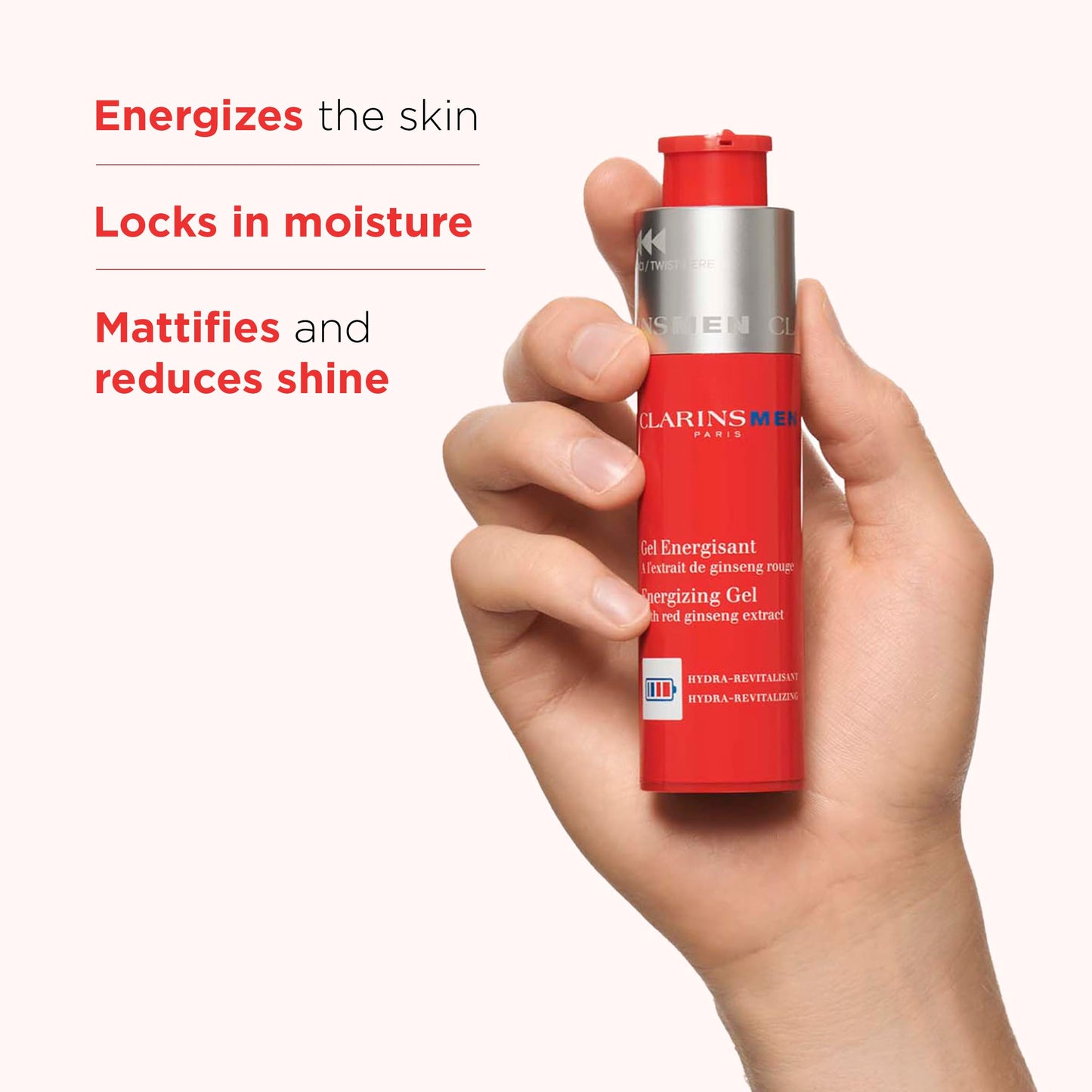 Clarins Gel Hidratante Energizing Gel With Red Ginseng Extract - 50 ml