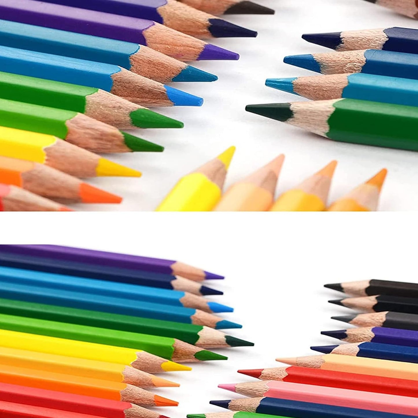 Juego de Lápices de Colores - 48 Lapices de Colores Profesionales, Kit Profesional de Dibujo en Color, Dibujo de Arte, Regalo Perfecto para Niño, Amante de La Pintura, Principiantes Y Artistas