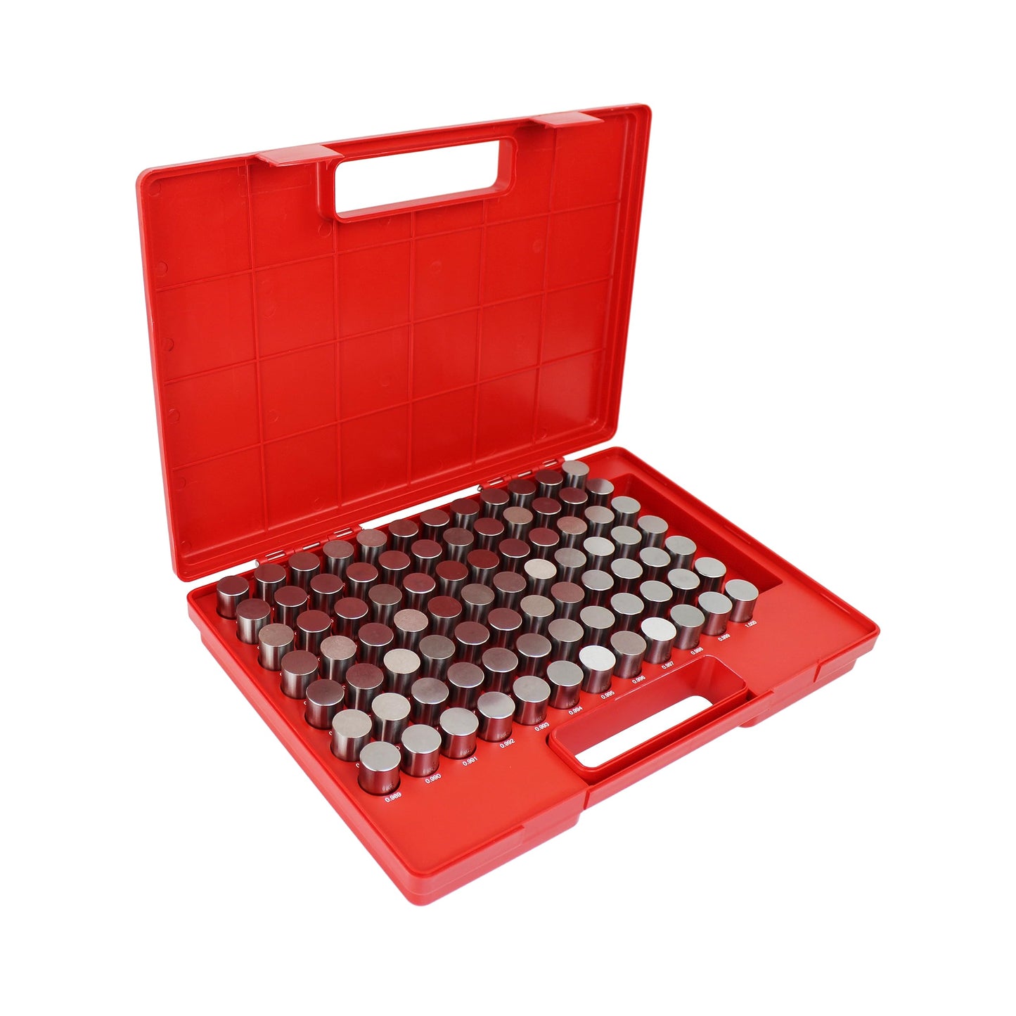 HFS(R) - Juego de calibradores de pasadores de acero Minus M7 con estuche de plástico para carpinteros y mejoras para el hogar, 84 piezas