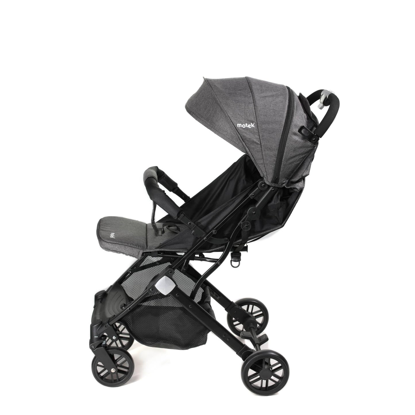 Carriola de Paseo Bebe Motek Livy Maleta Ligera Plegable Gris