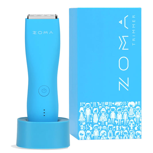 ZOMA | Rasuradoras para Hombre - Azul | Maquina para Cortar Cabello, Corporal y Zonas Íntimas | Rasuradora Electrica Hombre | Afeitadora electrica Hombre con Cuchillas de Cerámica Anti Corte