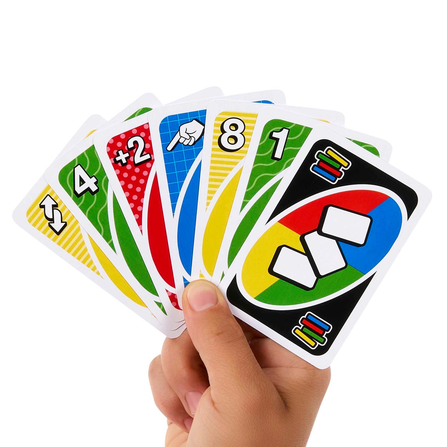 Juego de Cartas UNO Mattel Games Party con Tarjetas Adicionales y Reglas Especiales para Niños de 7 Años en Adelante
