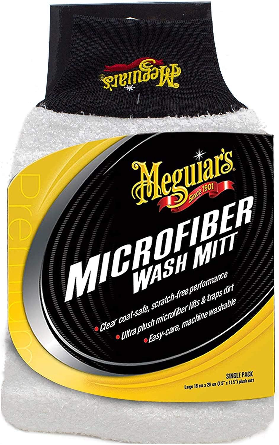 Guante de Microfibra Meguiars en Blanco de Alta Calidad