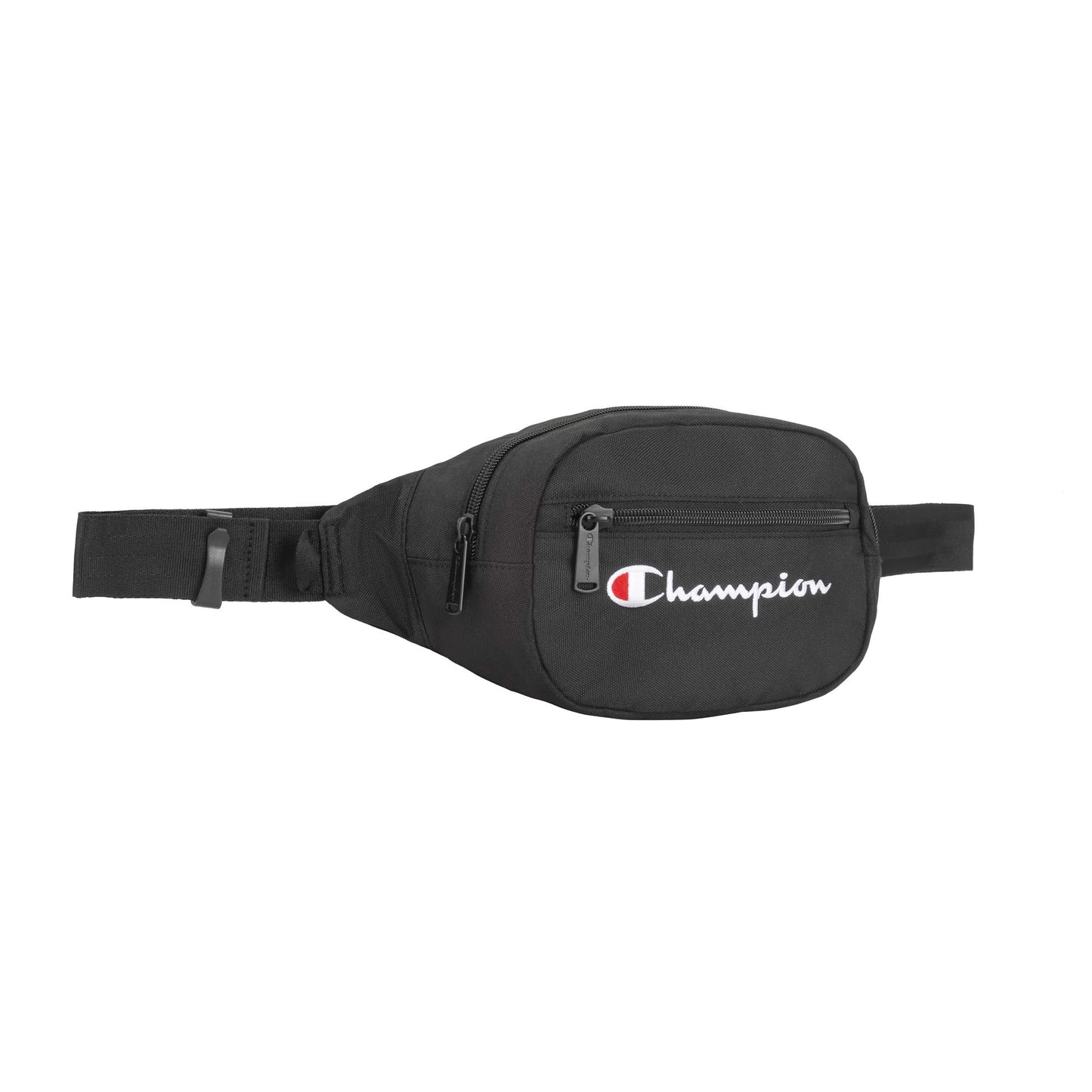 Champion - Paquete de cintura, logotipo negro/blanco, talla única