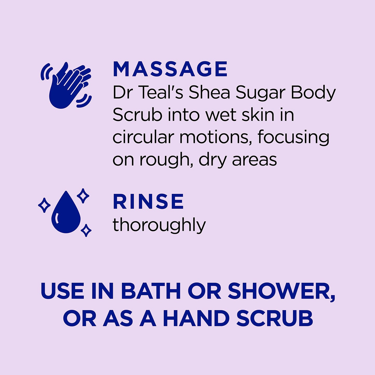 Dr Teal's Shea Sugar Body Scrub, Melatonin with Essential Oils, 19oz (Pack of 3) (Packaging May Vary)