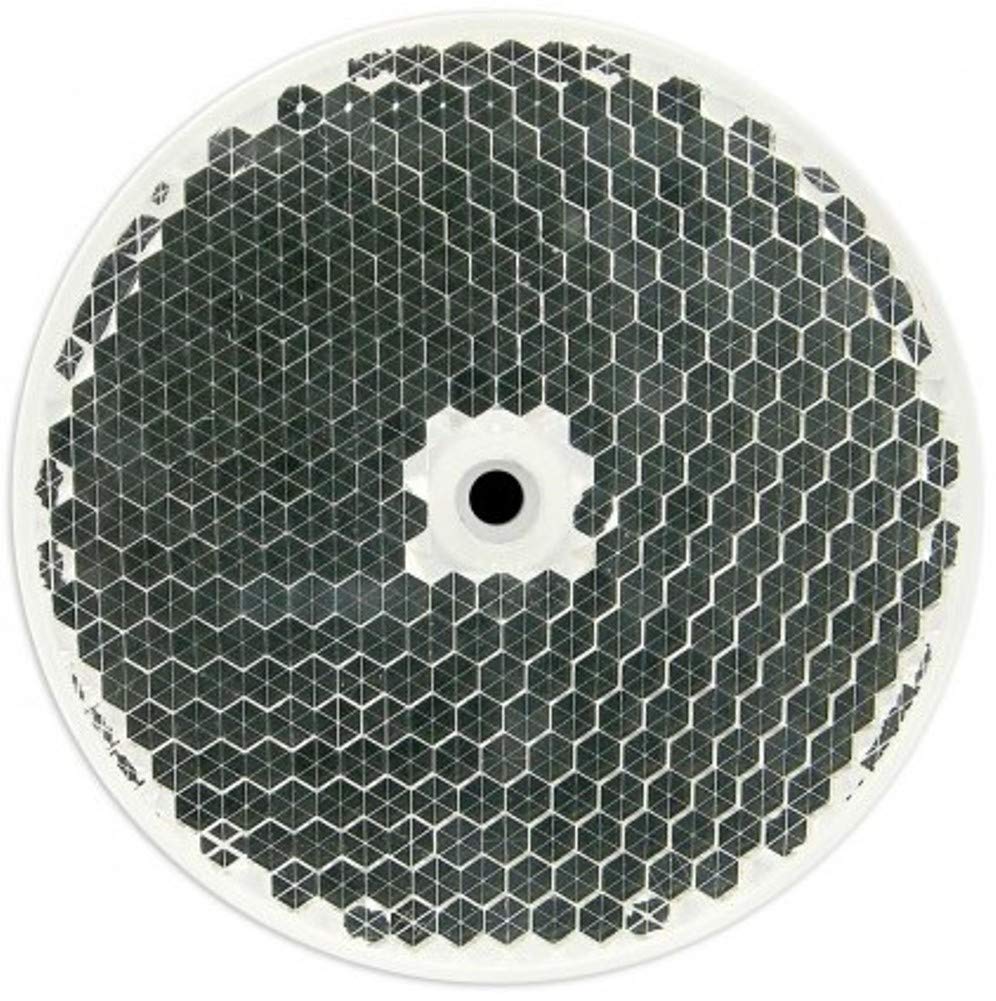 SECO-LARM E-931ACC-RC1Q Round Reflector for Photoelectric Beam Sensors, 3" diameter for improved reflection of IR beam, Screws directly into reflector hood
