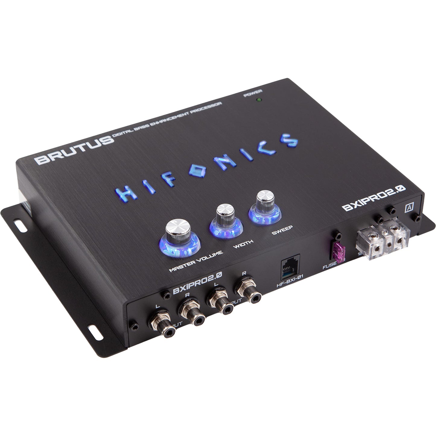 Hifonics BXIPRO20 Digital Bass Enhancement Processor with Dash Mount Remote Control