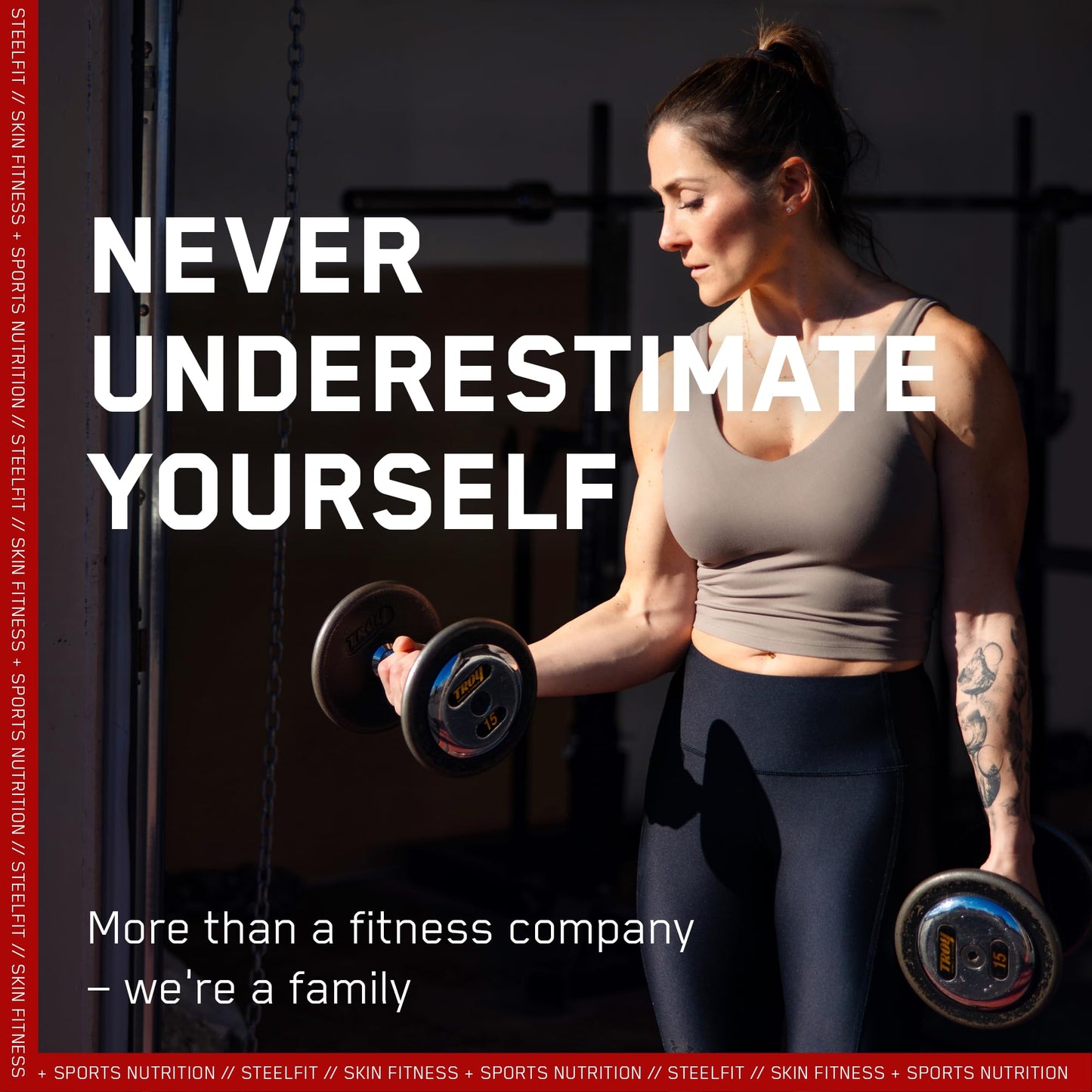 SteelFit Abs of Steel Maximum Definition Cream with 5% Coaxel, 8 fl oz (237ml).