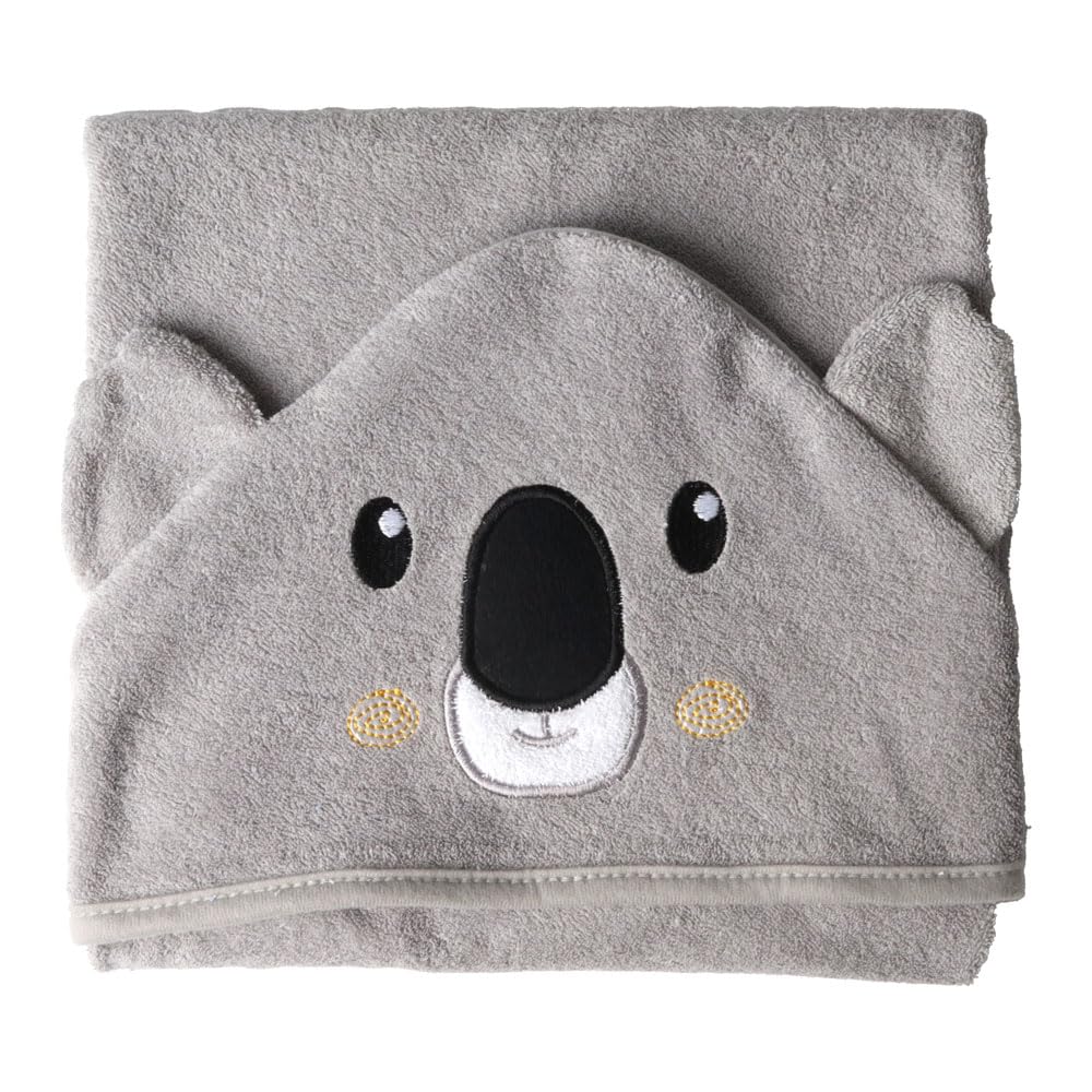 Baby Mink Salida de Baño para Bebé, Suave y Absorbente para Después del Baño (Gris)