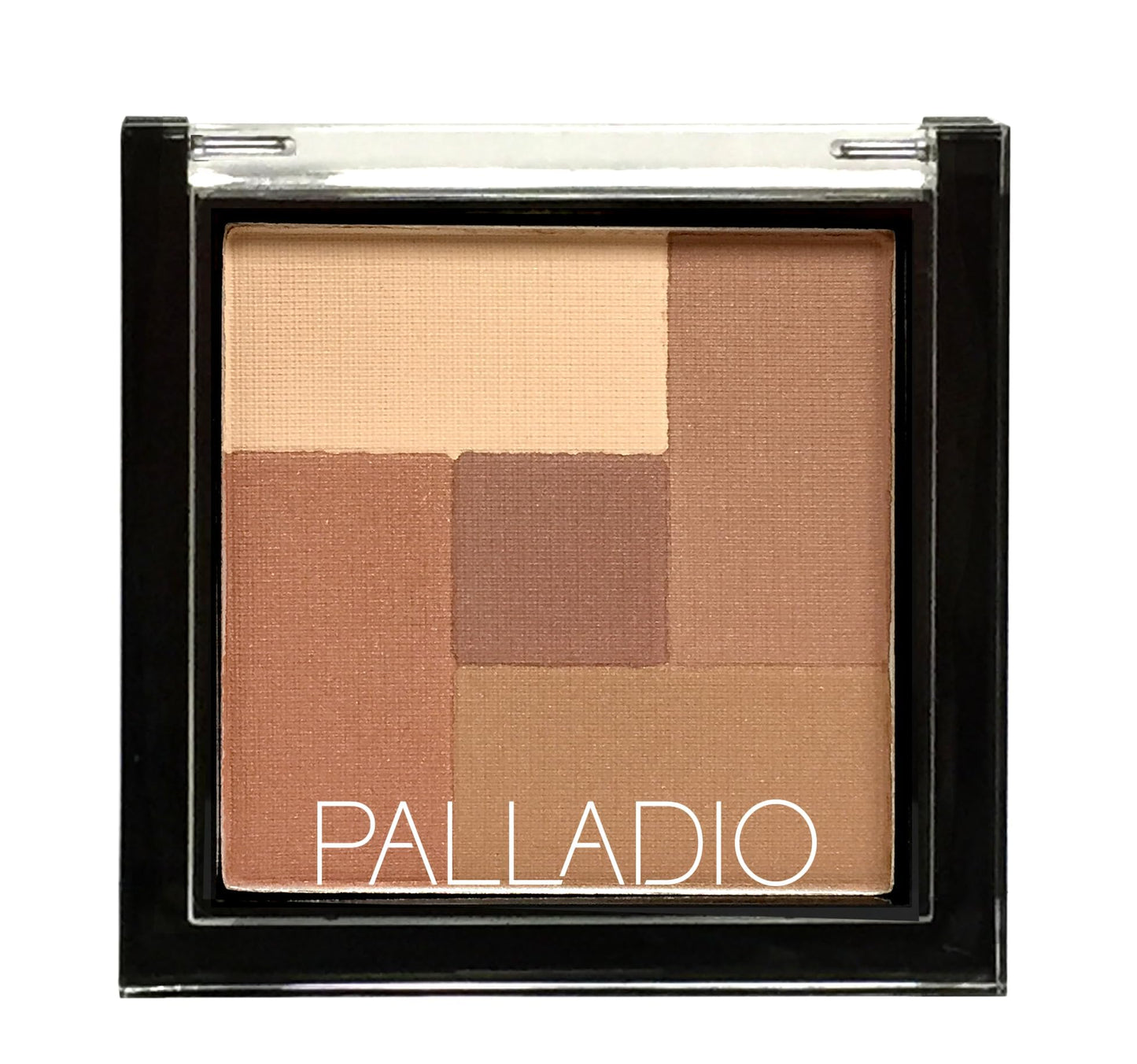 Polvo Prensado Palladio Sun Kissed Rosa Marrón 2 en 1 Blush y Bronzer