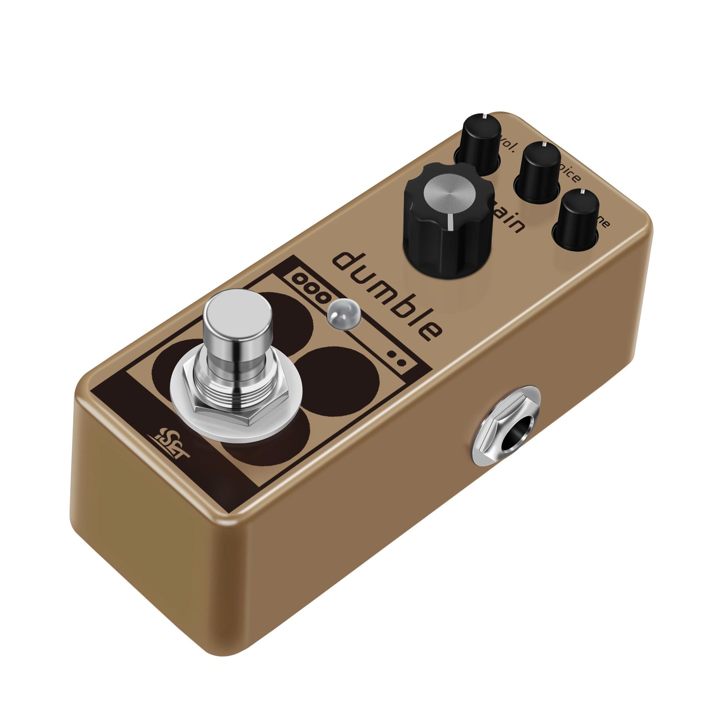 ISET Dumble Overdrive Pedal analógico Mini pedal de efecto de guitarra individual para guitarra eléctrica Bajo True Bypass