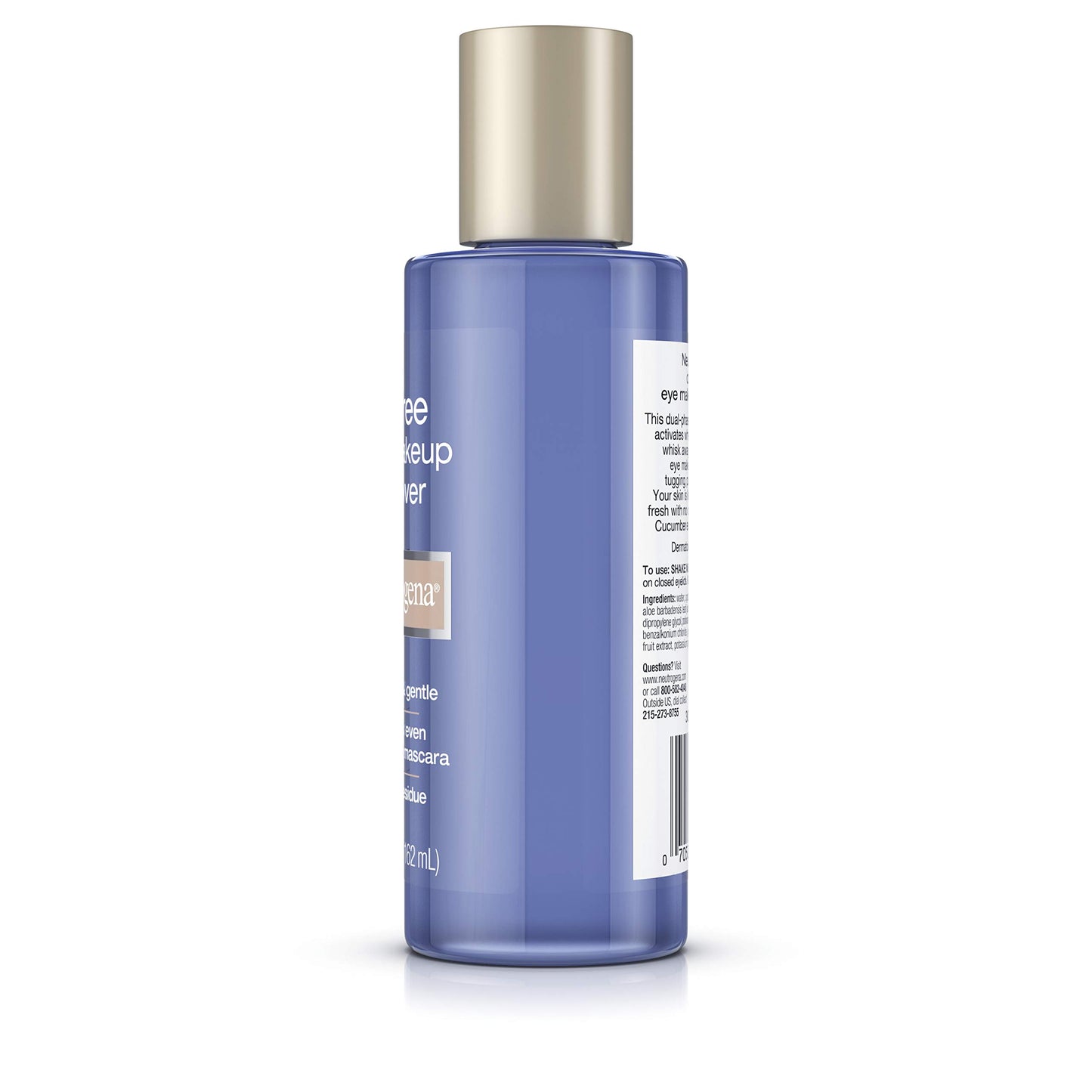 Neutrogena - Desmaquillante Y Limpiador Suave Sin Aceite Para Ojos Sensibles, Desmaquillante No Graso, Elimina El Rímel A Prueba De Agua
