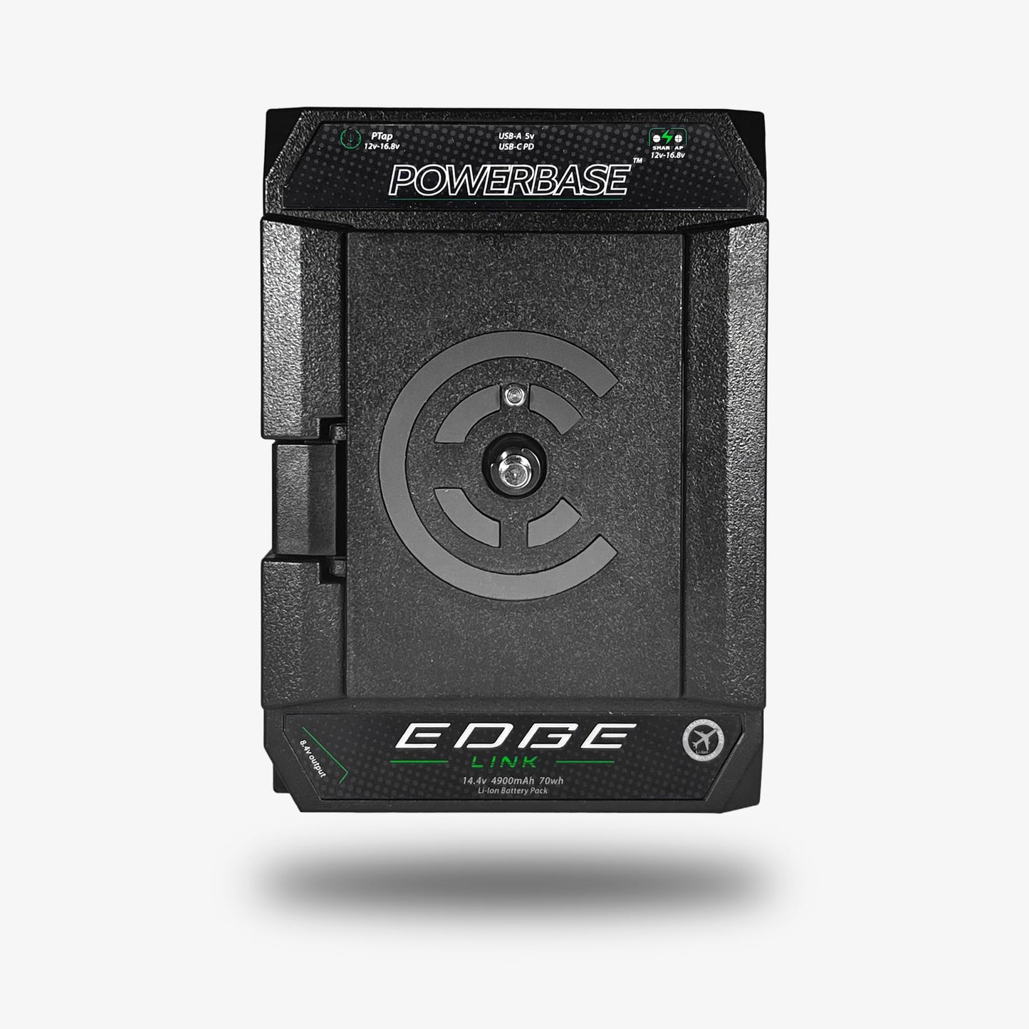 Core PowerBase Edge Link, 4700mAh 70Wh 14.8V con 2X D-Tap, USB-C PD, USB-A, LCD, para cámara, videocámara, Monitor, cineasta