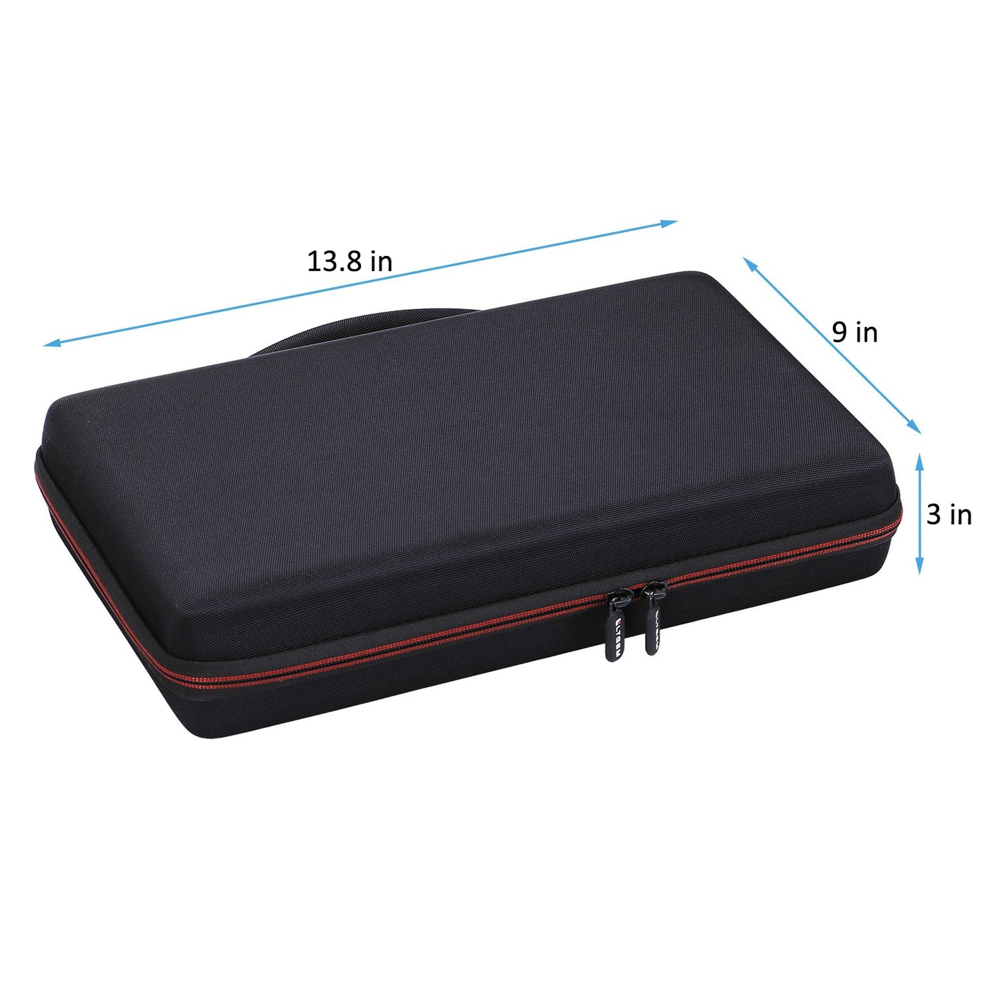 LTGEM - Funda rígida de EVA para Novation Launchkey Mini teclado USB MK2, driver de 25 notas, bolsa de almacenamiento protectora de viaje