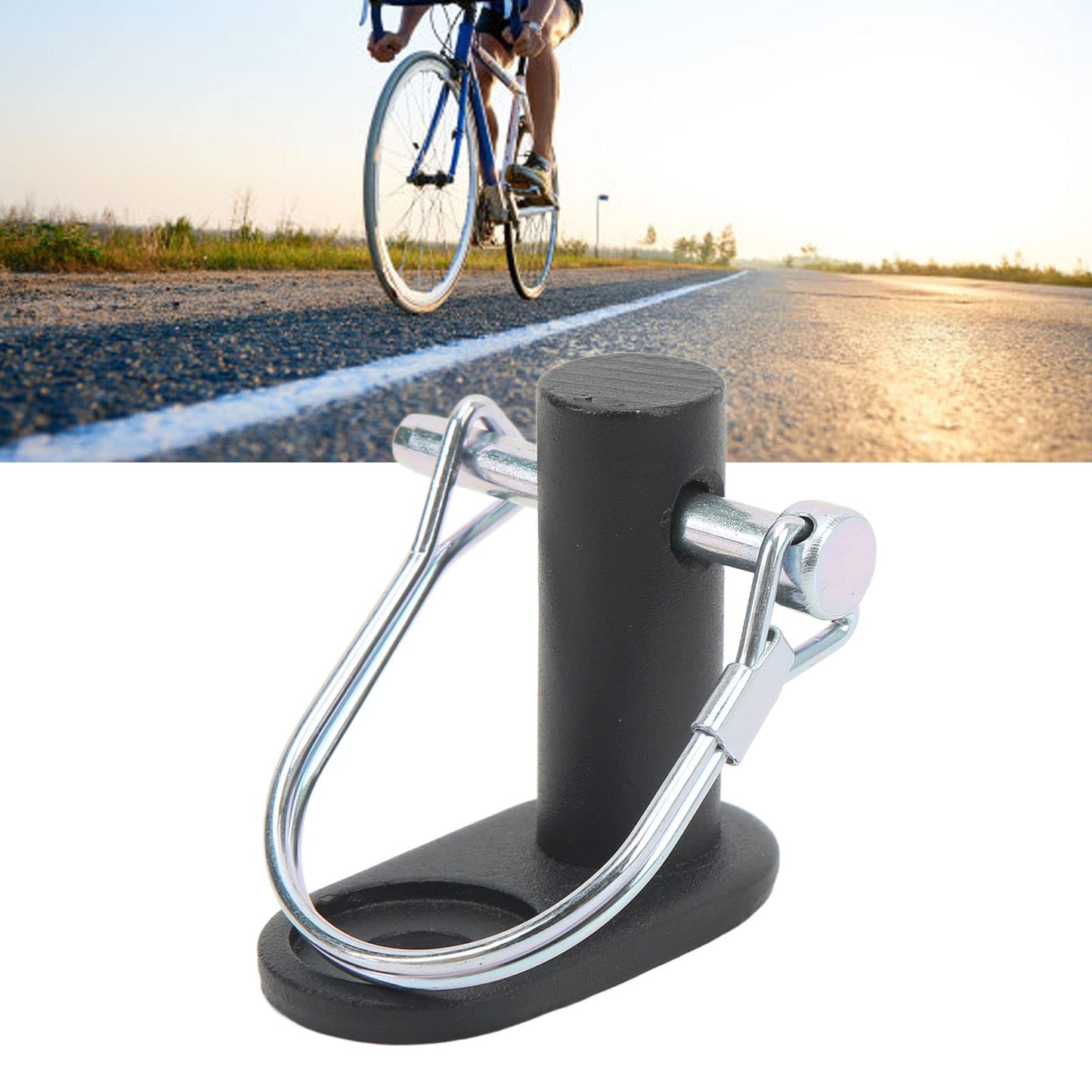 Conector de Enganche de Remolque de Bicicleta, Acoplador de Enganche de Bicicleta de Acero Al Carbono, Accesorios de Adaptador de Ciclismo para Cochecito de Bebé para Niños Y Mascotas