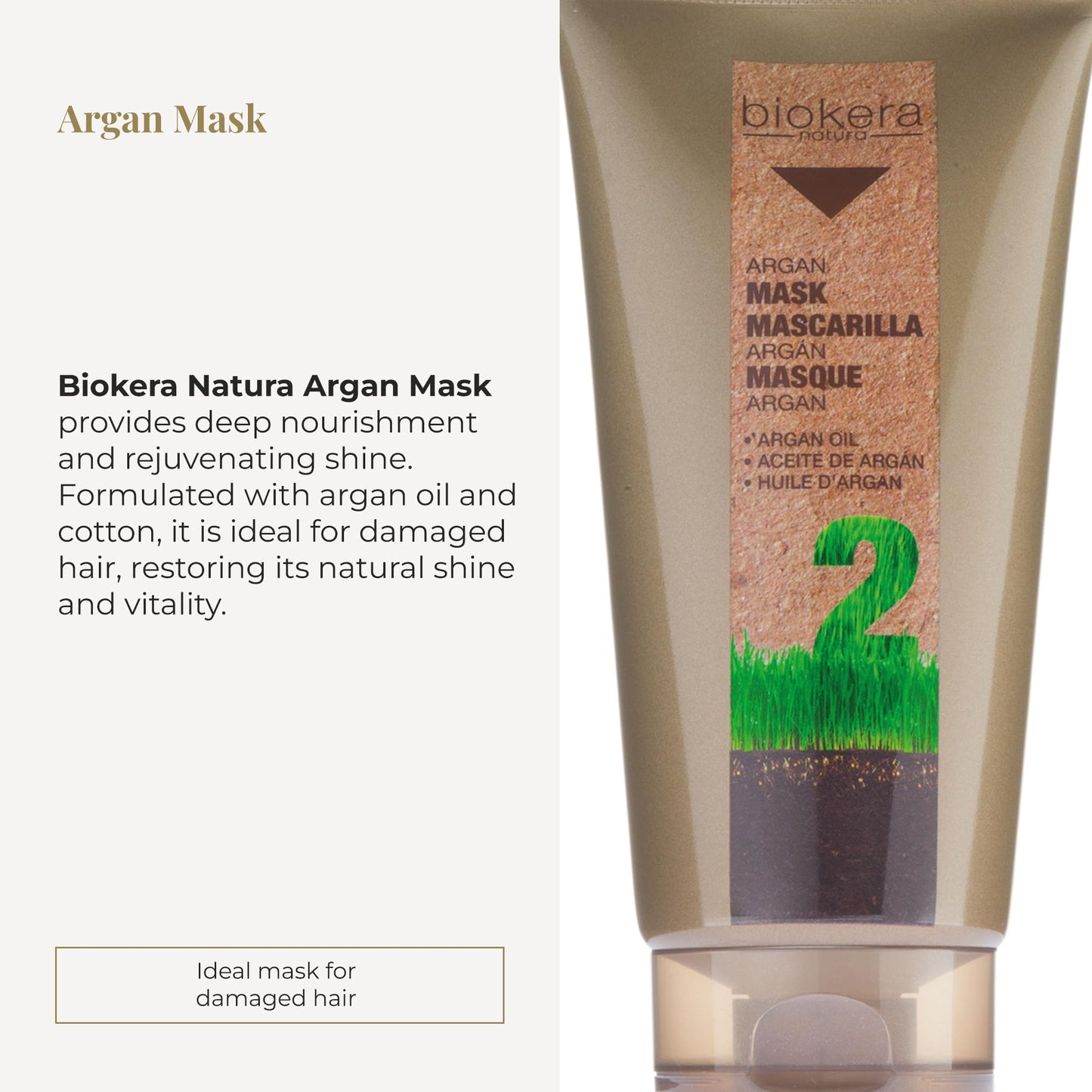 Mascarilla Salerm Biokera Argan Oil