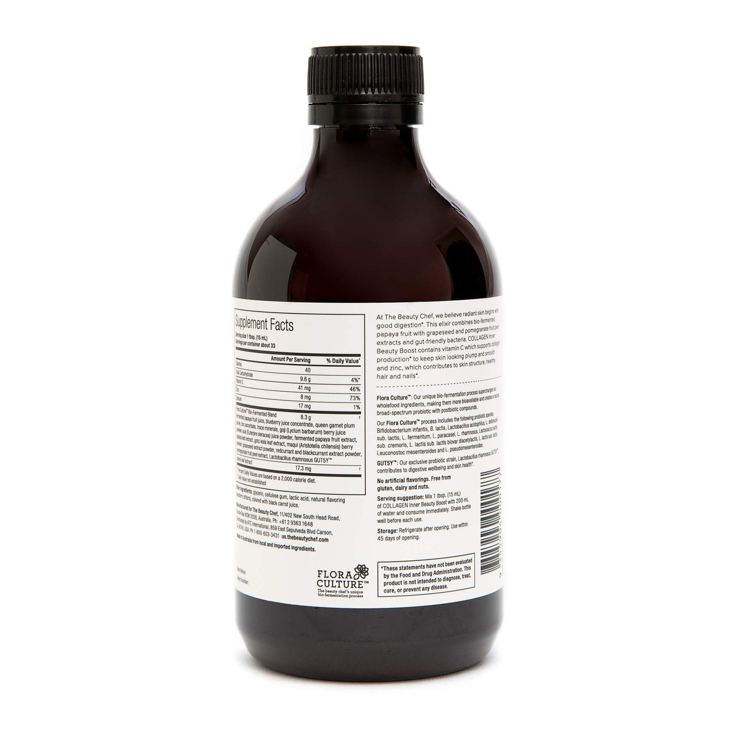 The Beauty Chef - Organic Collagen Inner Beauty Boost (16.9 fl oz / 500 ml)