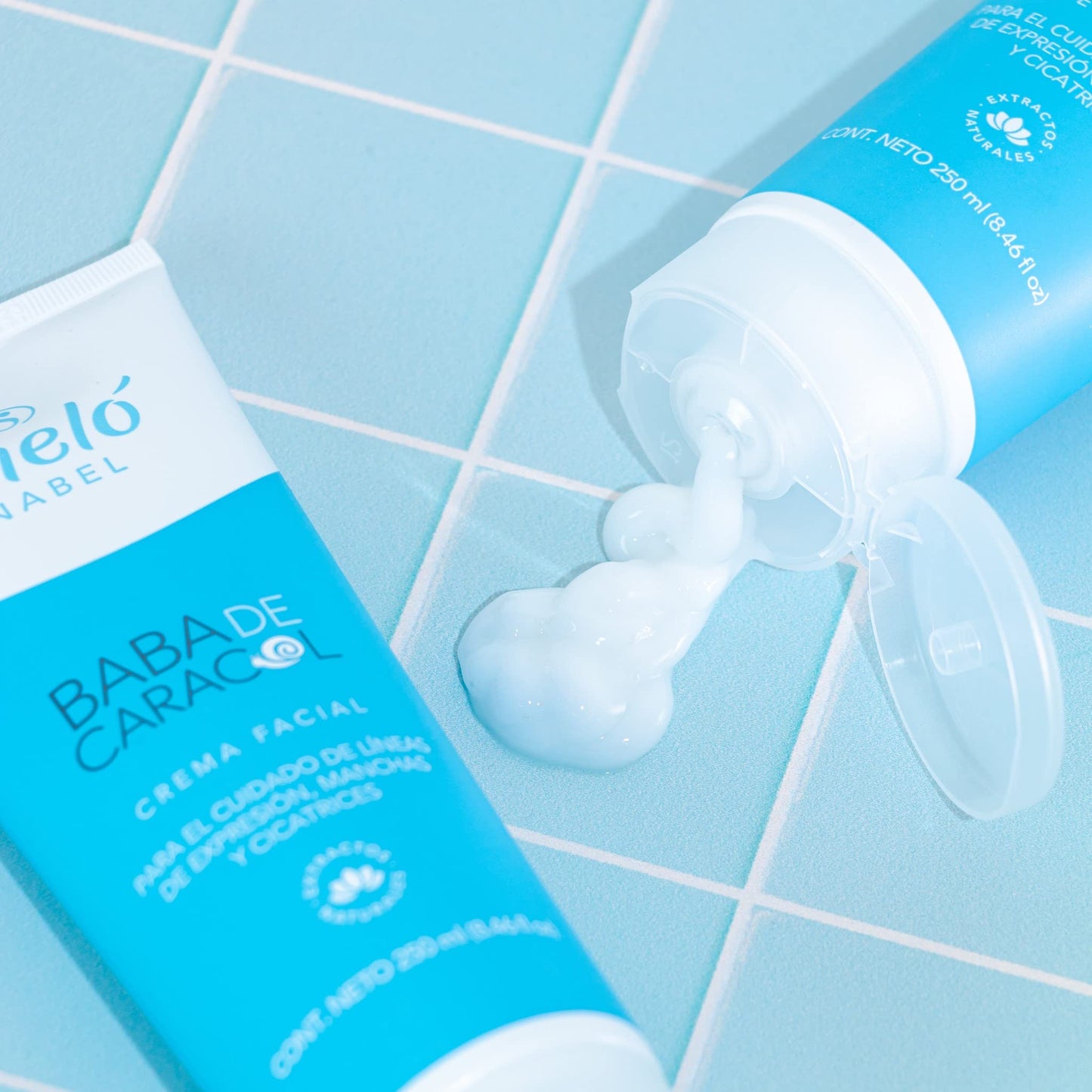 Crema Baba de Caracol Facial | Regeneradora de piel | Desvanece cicatrices, líneas de expresión, acné
